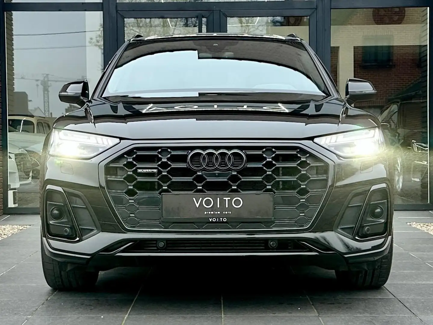 Audi Q5 55TFSIe quattro S-LINE/BLACK/HuD/MTRX/LUCHTV/TREKH Noir - 2