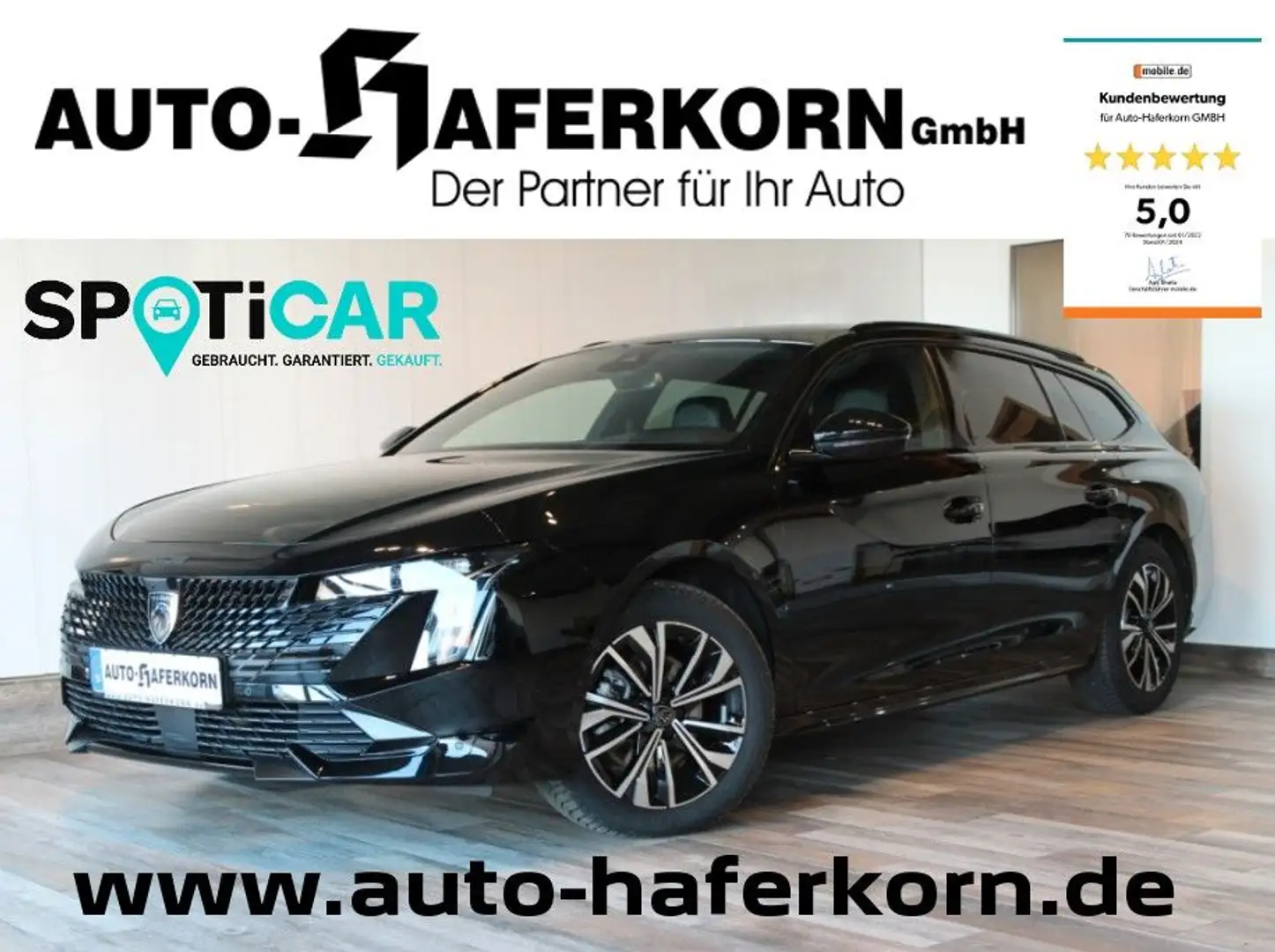 Peugeot 508 SW 1.2 PureTech 130 Allure Pack EAT8*ACC*LED Noir - 1