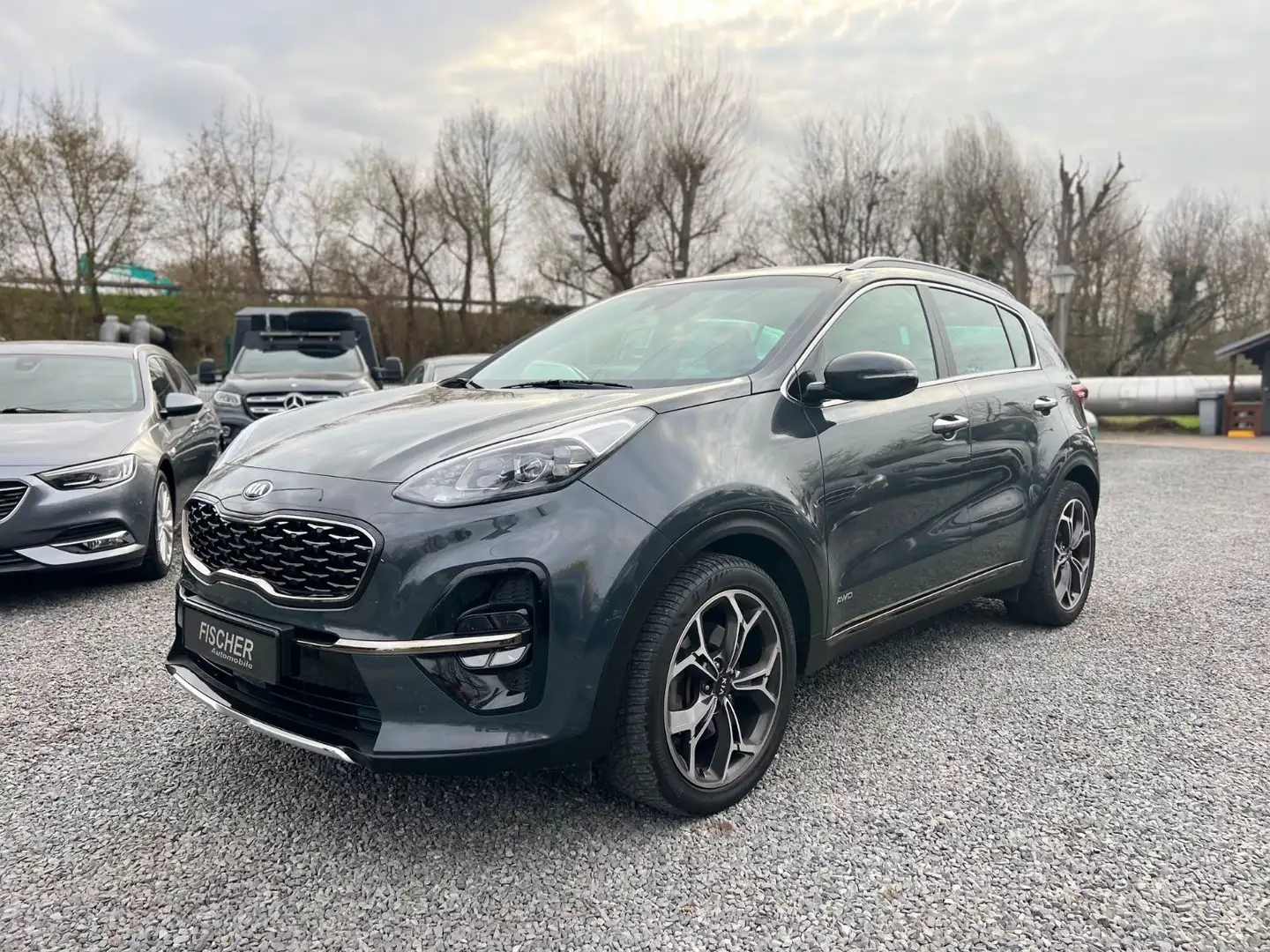 Kia Sportage GT-Line 4WD+LEDER+NAVI+LED+AHK+JBL+ Gris - 1