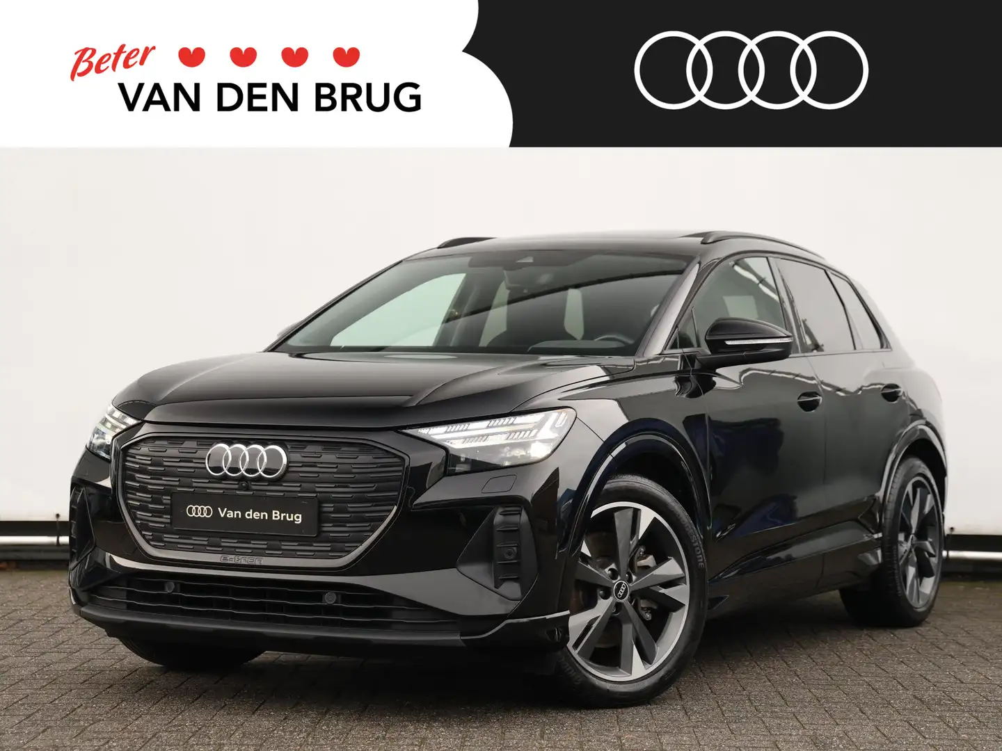 Audi Q4 e-tron 40 Launch edition Advanced Plus 77 kWh | Pano | Wa Zwart - 1