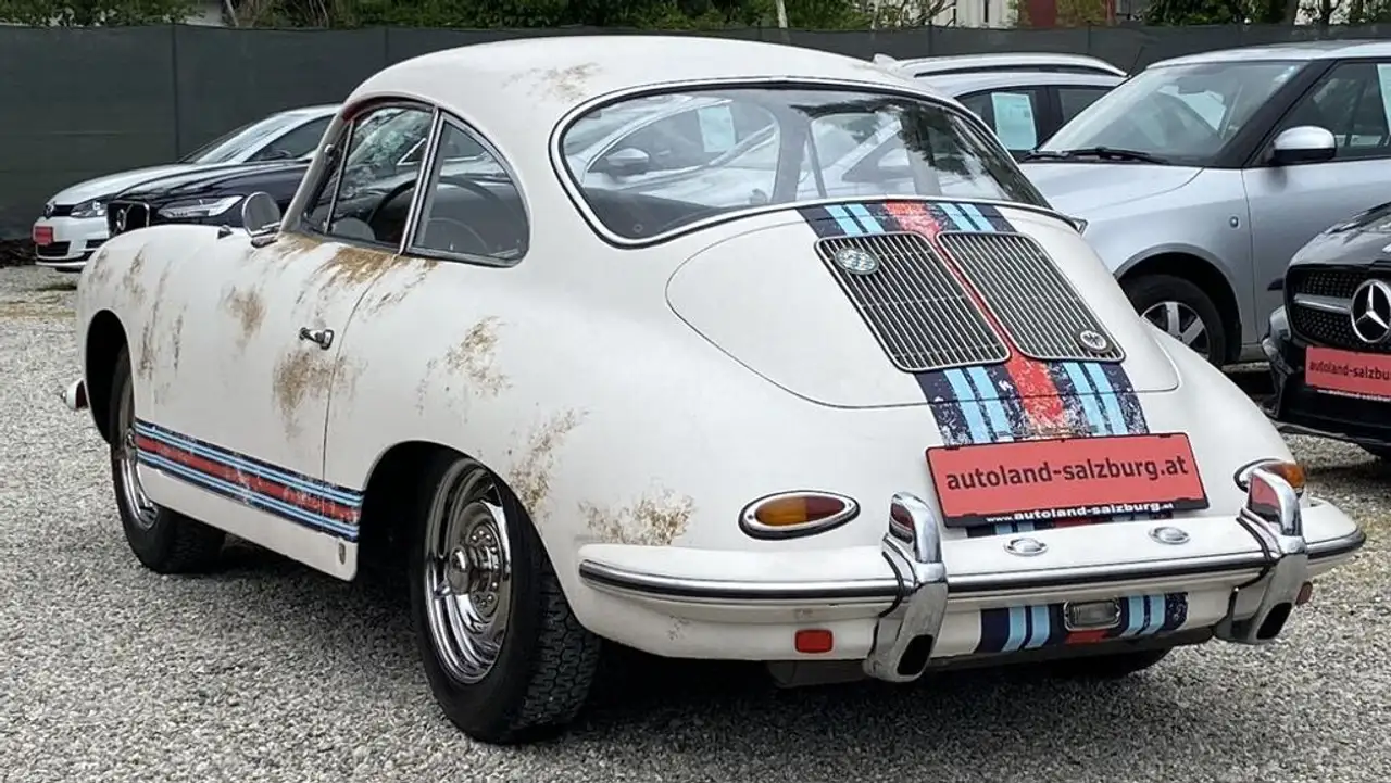 Porsche 356 Martini Racing Zentralverschluss Rudge Wheels, foto 6