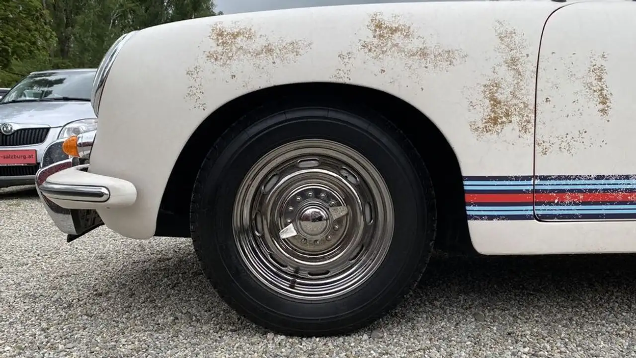 Porsche 356 Martini Racing Zentralverschluss Rudge Wheels, foto 12