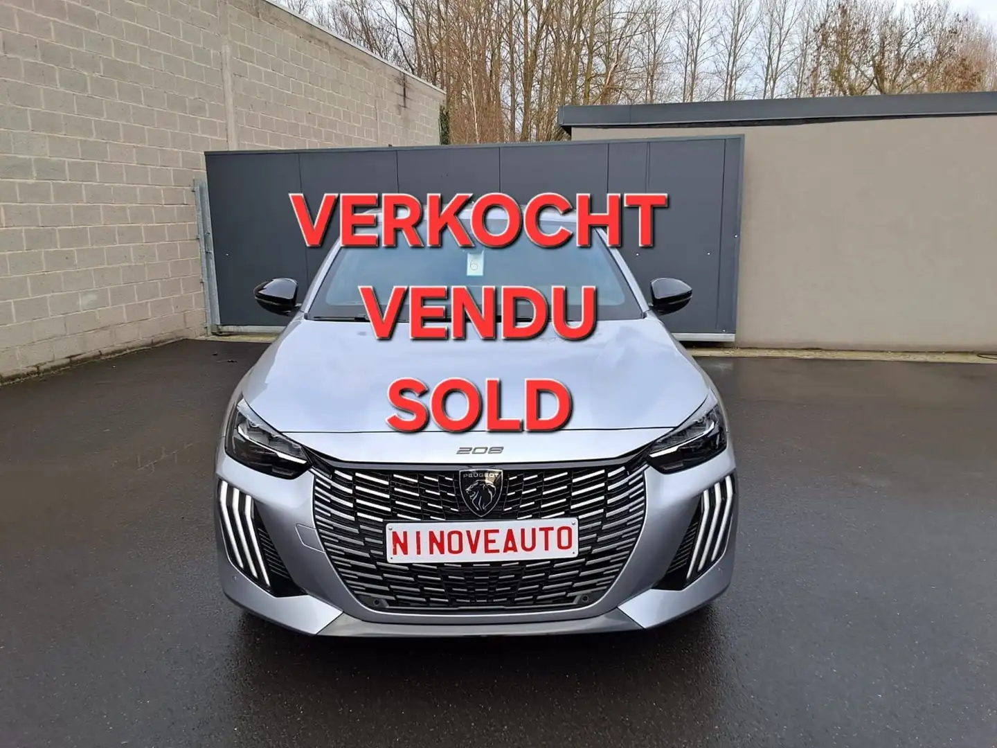 Peugeot 208 GT-LINE CARPLAY 360°CAMERA AIRCO SFEERVERLICHT Grau - 1