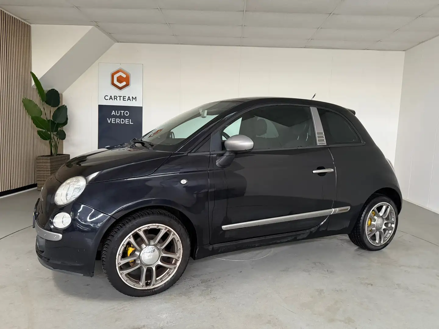 Fiat 500 1.2 DIESEL JEANS POP Airco, LMV, Navigatie/Apple c Noir - 1