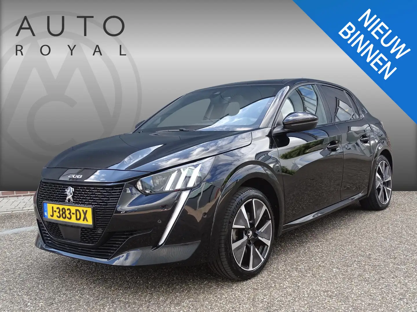 Peugeot e-208 EV GT 350 50 kWh GT-LINE | PANORAMADAK | NAVIGATIE Noir - 1