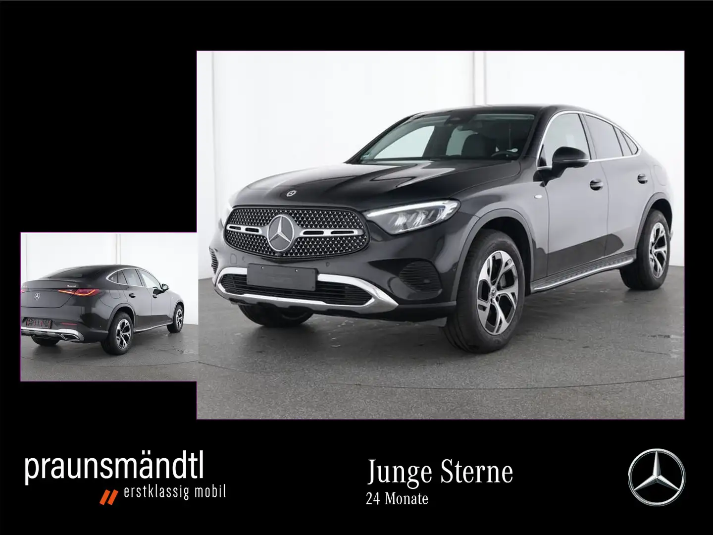 Mercedes-Benz GLC 300 de 4M Avantgarde+ Pano/AHK/MBUX/Ambi/Kam Schwarz - 1