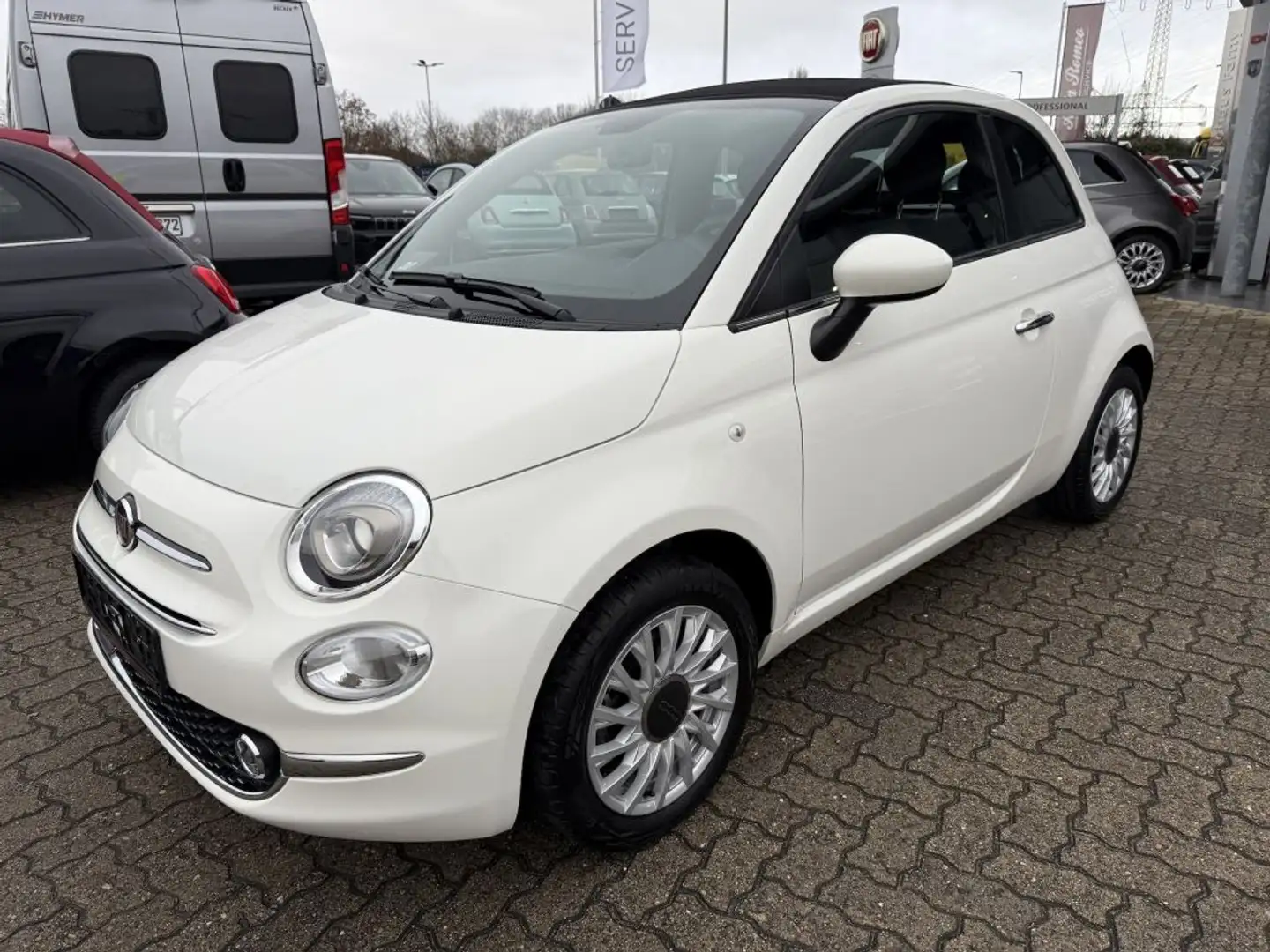 Fiat 500 C 1.0 GSE Hybrid Dolcevita Alb - 1