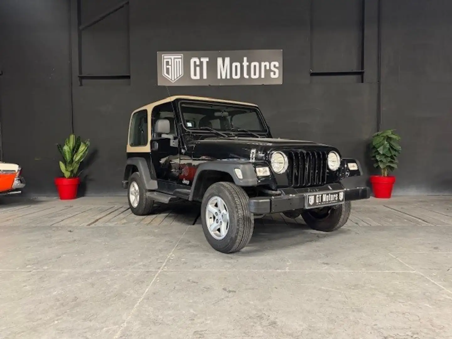 Jeep Wrangler 4.0 SAHARA BA Zwart - 2