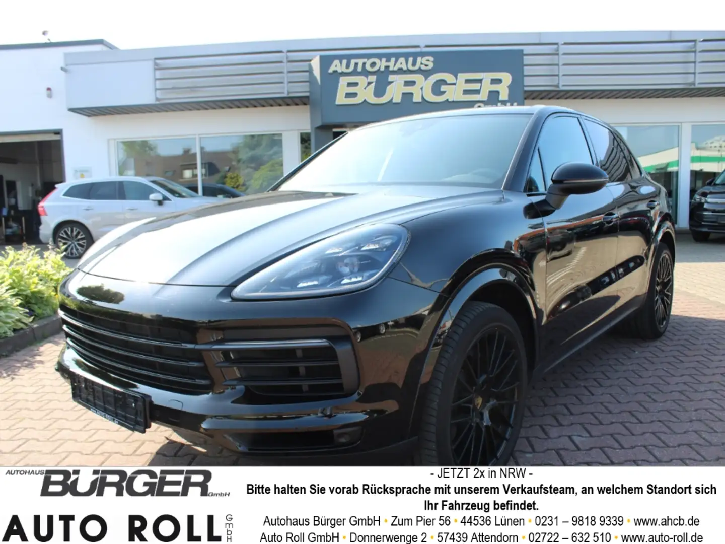 Porsche Cayenne Chrono Leder AHK Sport-AGA Navi Kamera Soundsystem Schwarz - 1