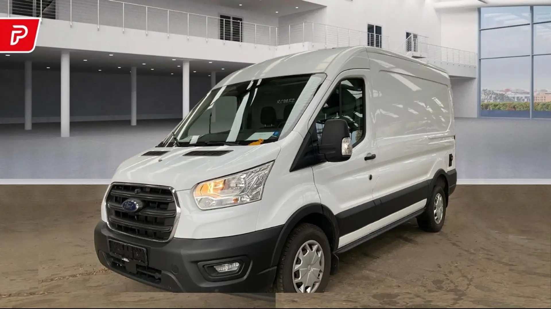 Ford Transit 350 L2H2 KLIMA SHZ AHK TEMPO SORTIMO Blanc - 1