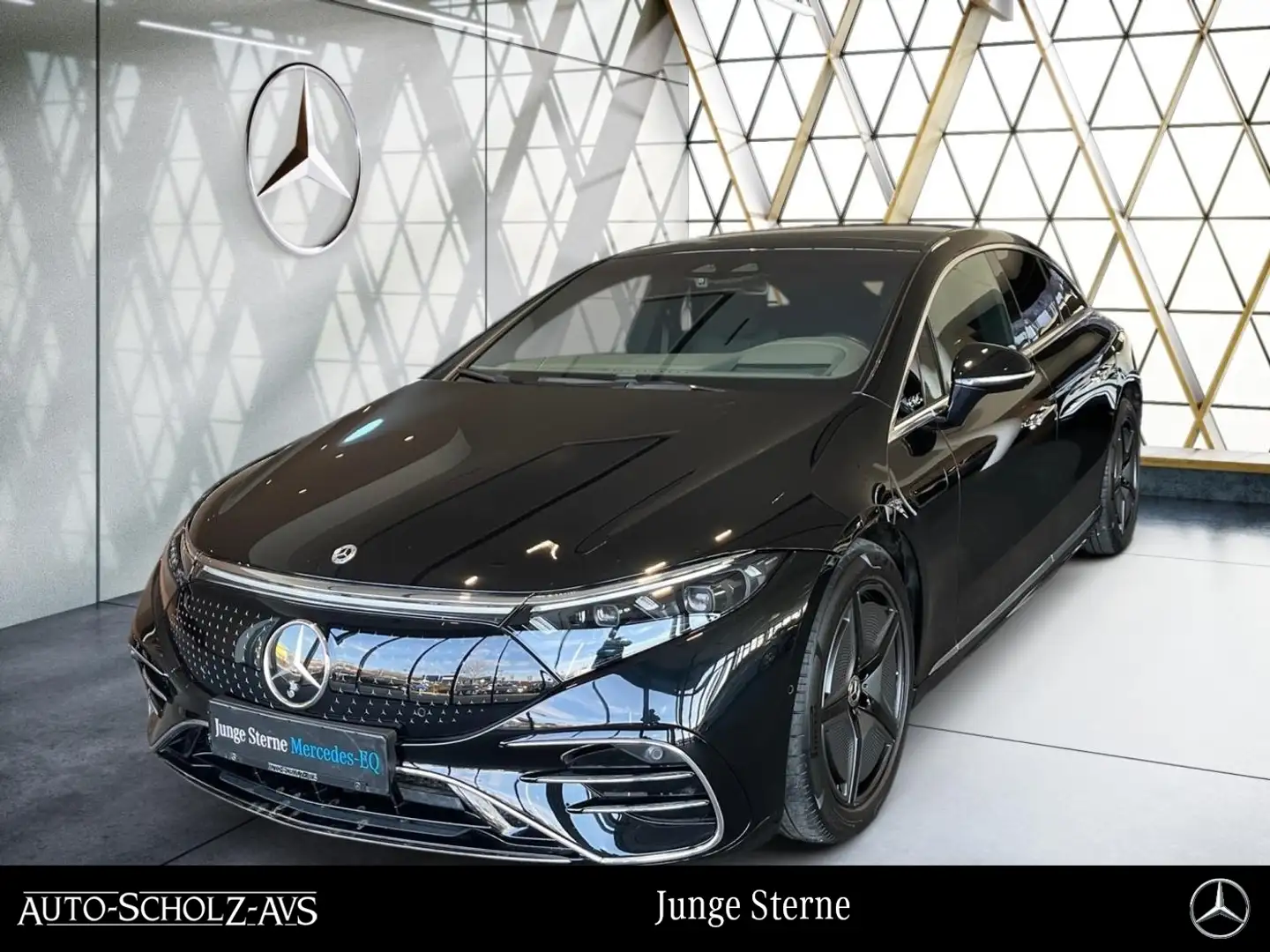 Mercedes-Benz EQS 580 4MATIC AMG Hyperscreen*Pano*HAL*Burm-3D* Schwarz - 1