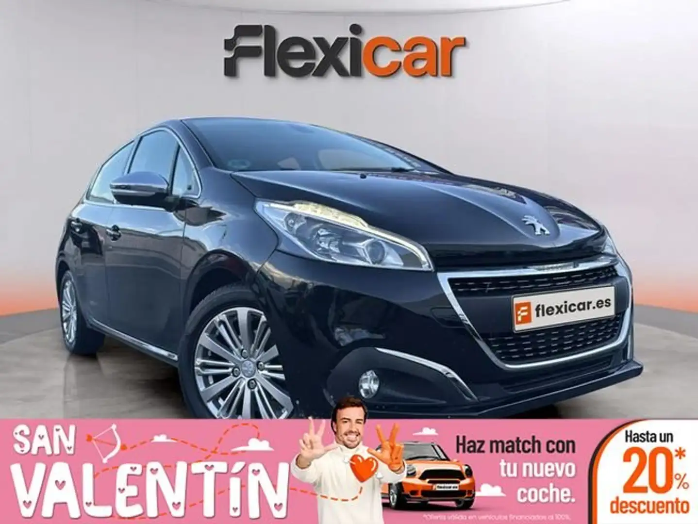 Peugeot 208 1.2 PureTech S&S Allure 82 Noir - 1