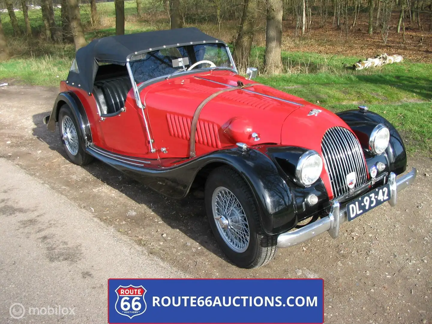 Morgan +4 cabriolet Roşu - 2