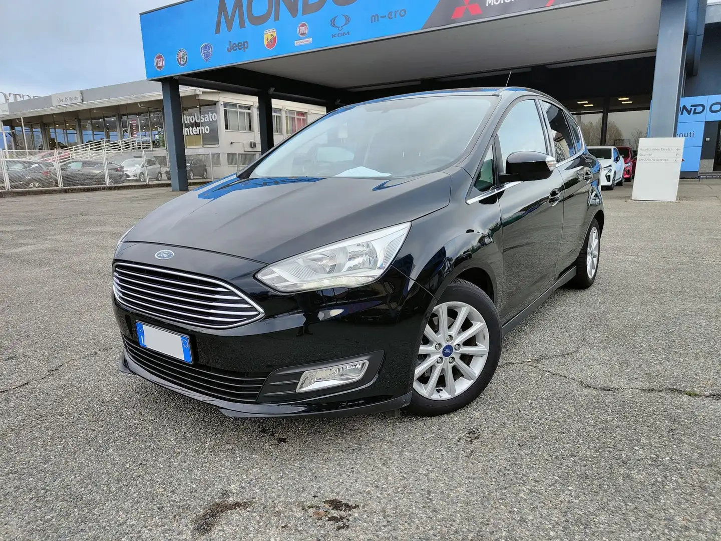 Ford C-Max 1.5 TDCi 120CV Titanium X Zwart - 1