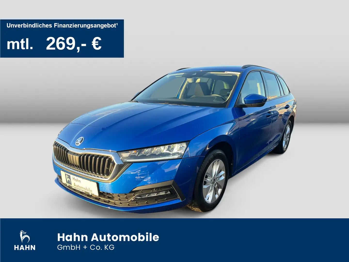 Skoda Octavia Combi 2.0TDI DSG Ambition LED Navi AHK Blau - 1