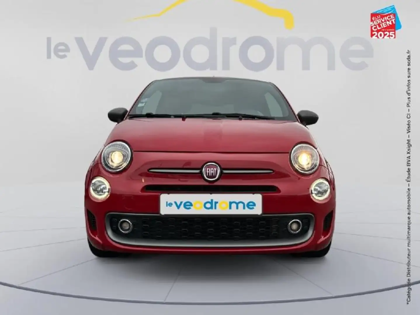 Fiat 500 1.2 8v 69ch S Carplay Rouge - 2