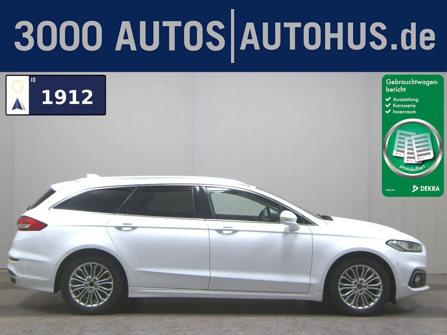 Ford Mondeo Turnier 2.0 EB Titanium Navi LED Pano RFK Blanc - 1