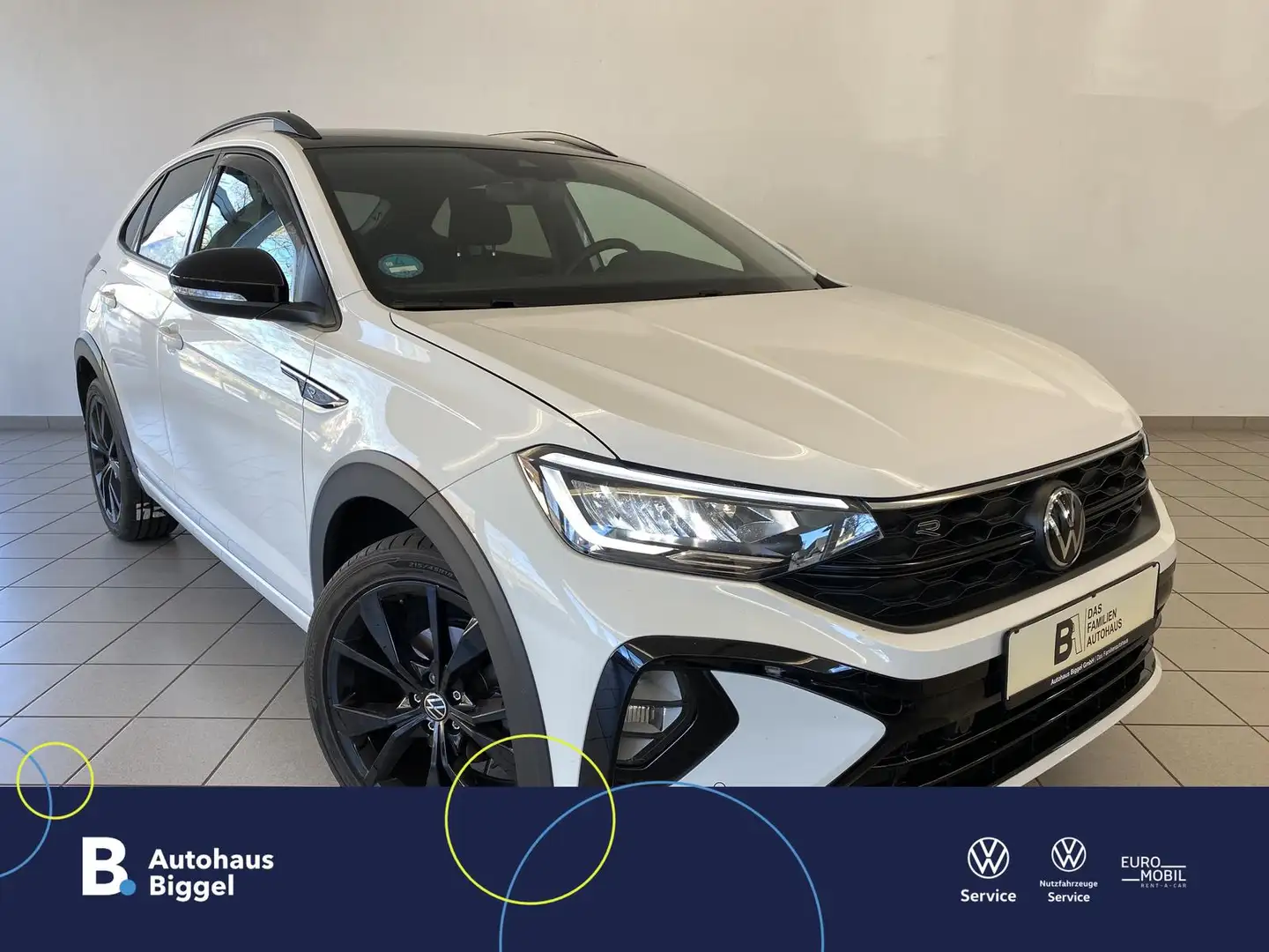 Volkswagen Taigo R-Line 1.5 TSI, ROOF PACK RFK ACC GARANTIE Weiß - 1