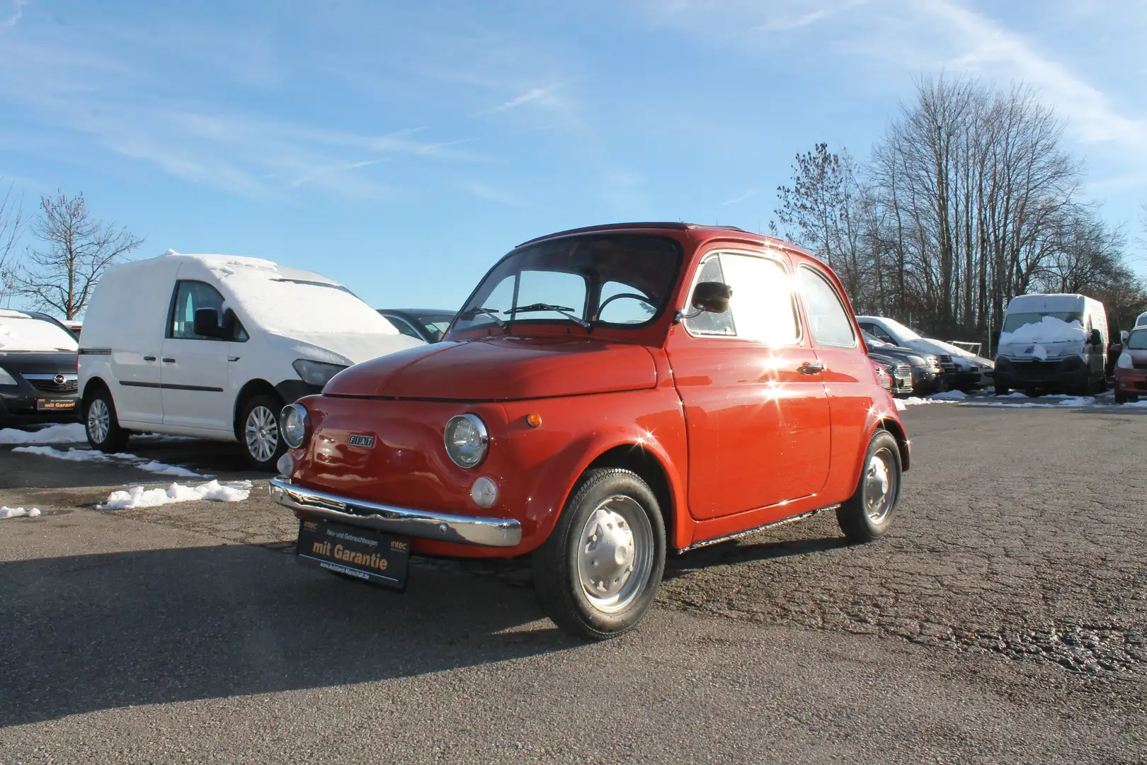 Fiat 500 FIAT 500R OLDTIMER Rouge - 1