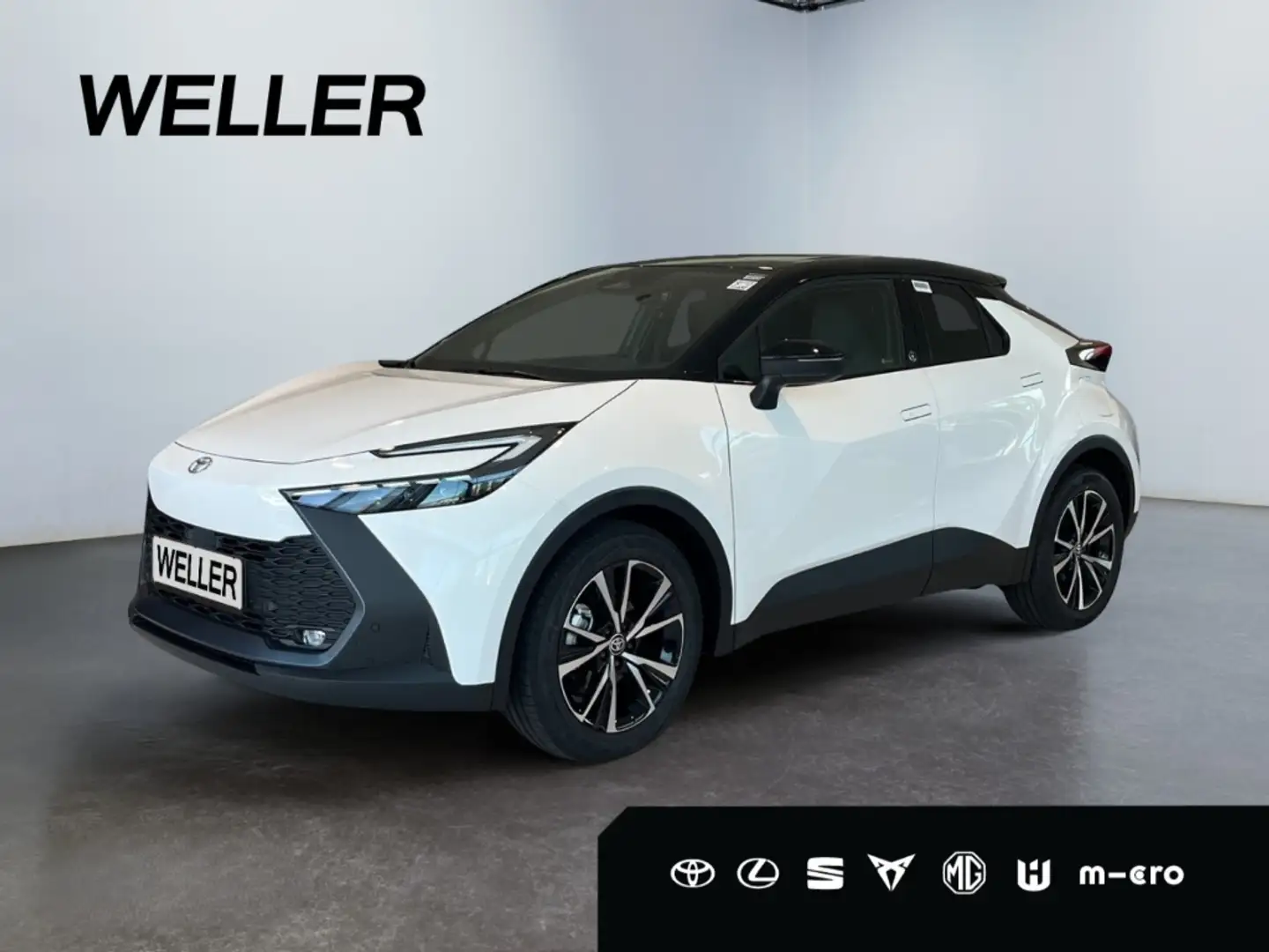 Toyota C-HR 1.8 Hybrid Black&White *Navi*LED*CarPlay* Weiß - 1