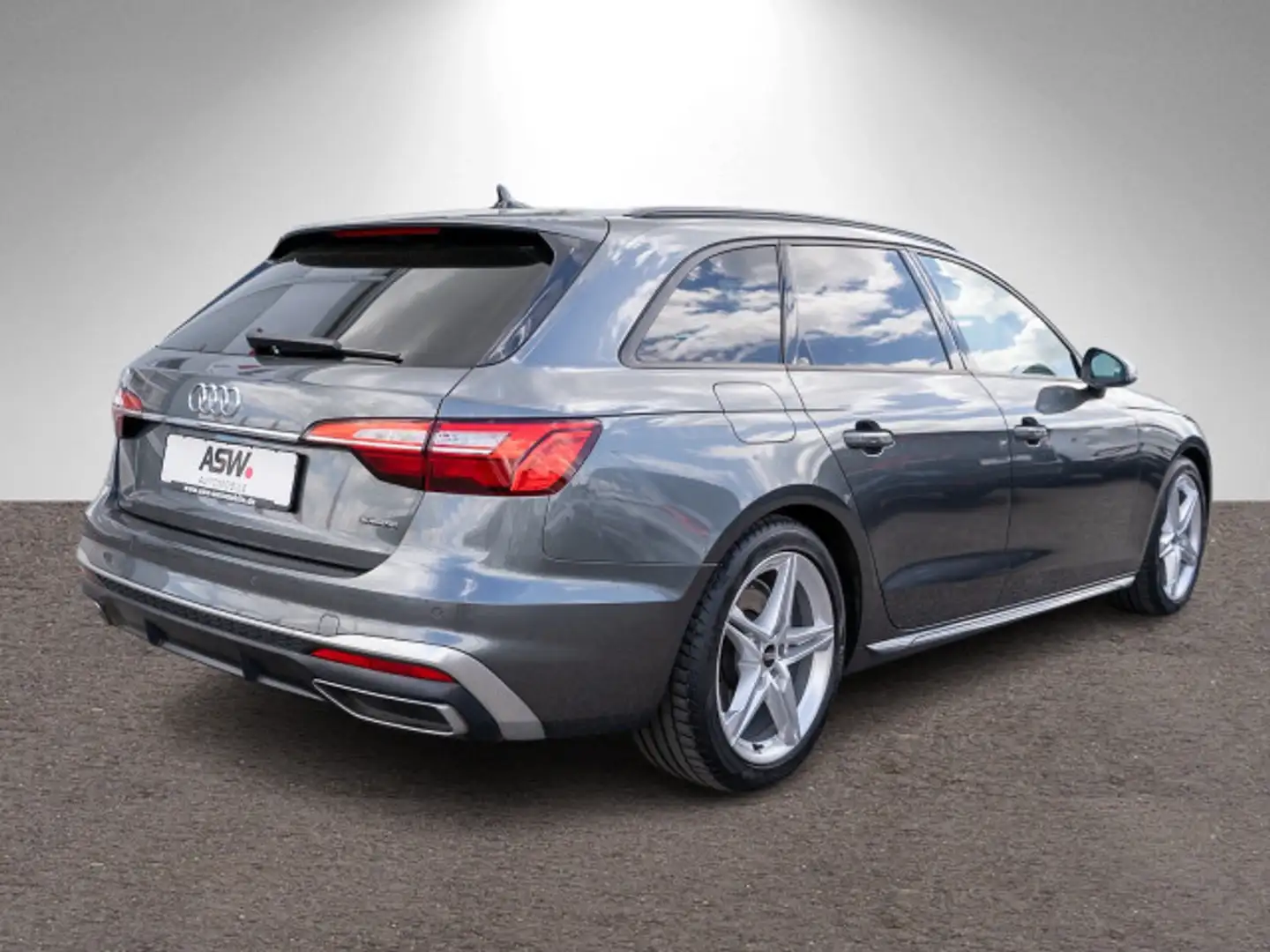 Audi A4 S line 40TDI quattro Stronic LED  B&O Grijs - 2