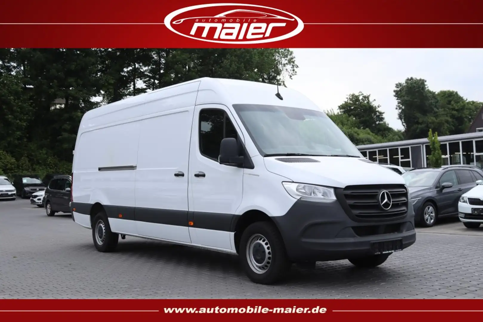 Mercedes-Benz Sprinter 317 CDI Hoch, Lang Senger Kühler-Kamera Weiß - 1