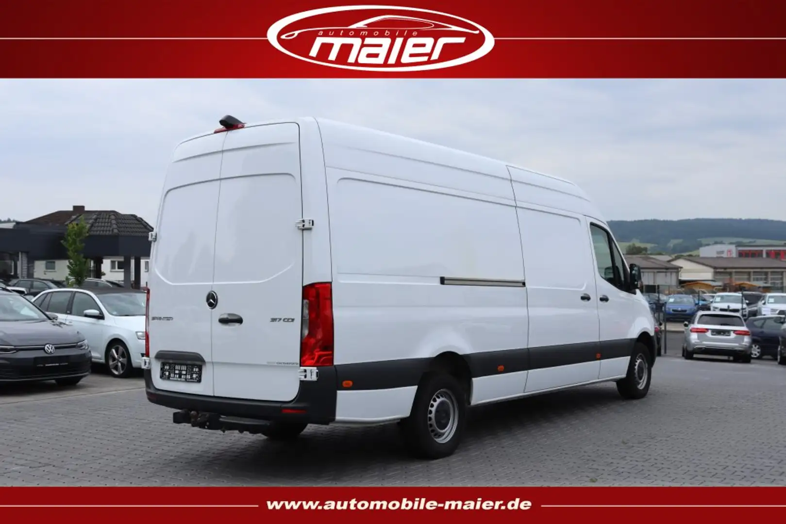 Mercedes-Benz Sprinter 317 CDI Hoch, Lang Senger Kühler-Kamera Weiß - 2