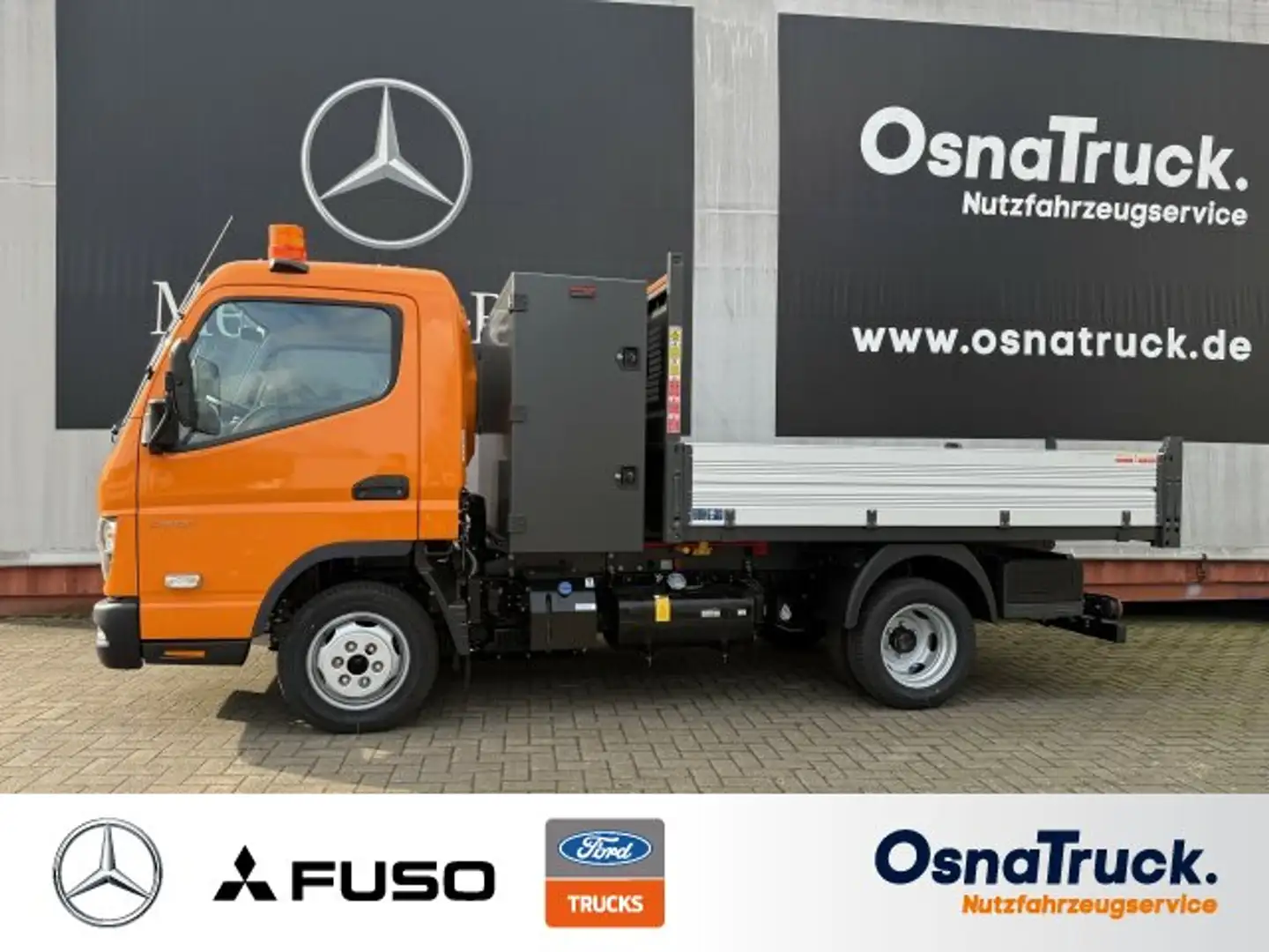 Mitsubishi 3C15 Hinterkipper + Box Orange - 2