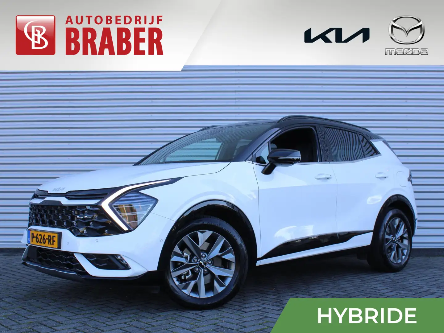 Kia Sportage 1.6 T-GDi Hybrid GT-PlusLine | Weinig km | Zeer mo Wit - 1