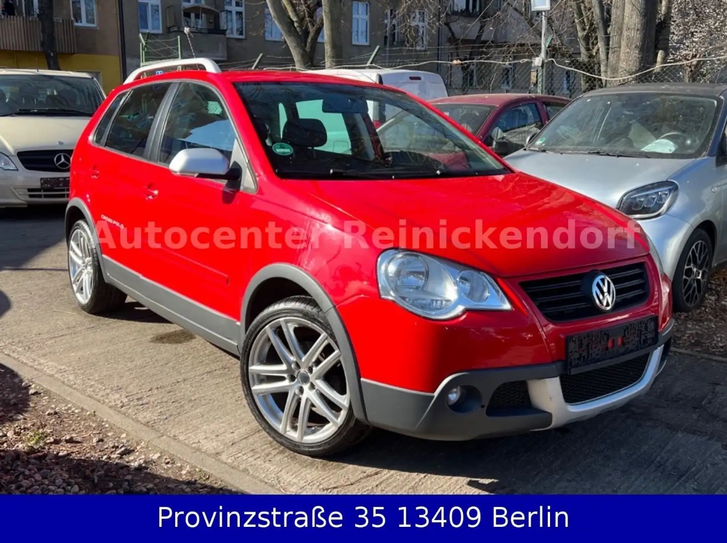 Volkswagen Polo Cross 1.4 Cross *Klima+Schiebedach+SHZ+TÜV-NEU* 2008 Červená - 1