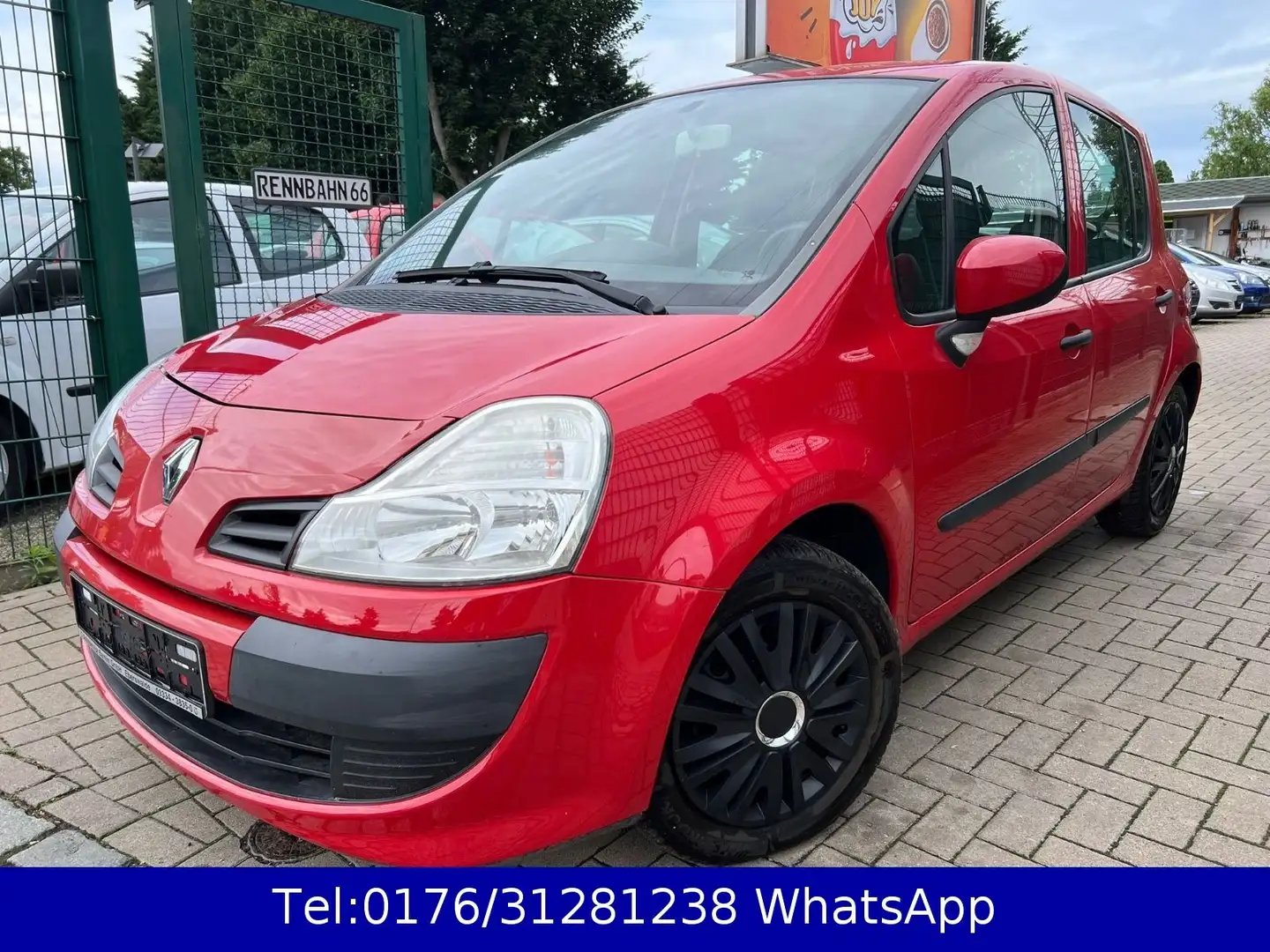 Renault Modus 1.2 Expression !! Tüv-Service Neu !! 122TK Rot - 1