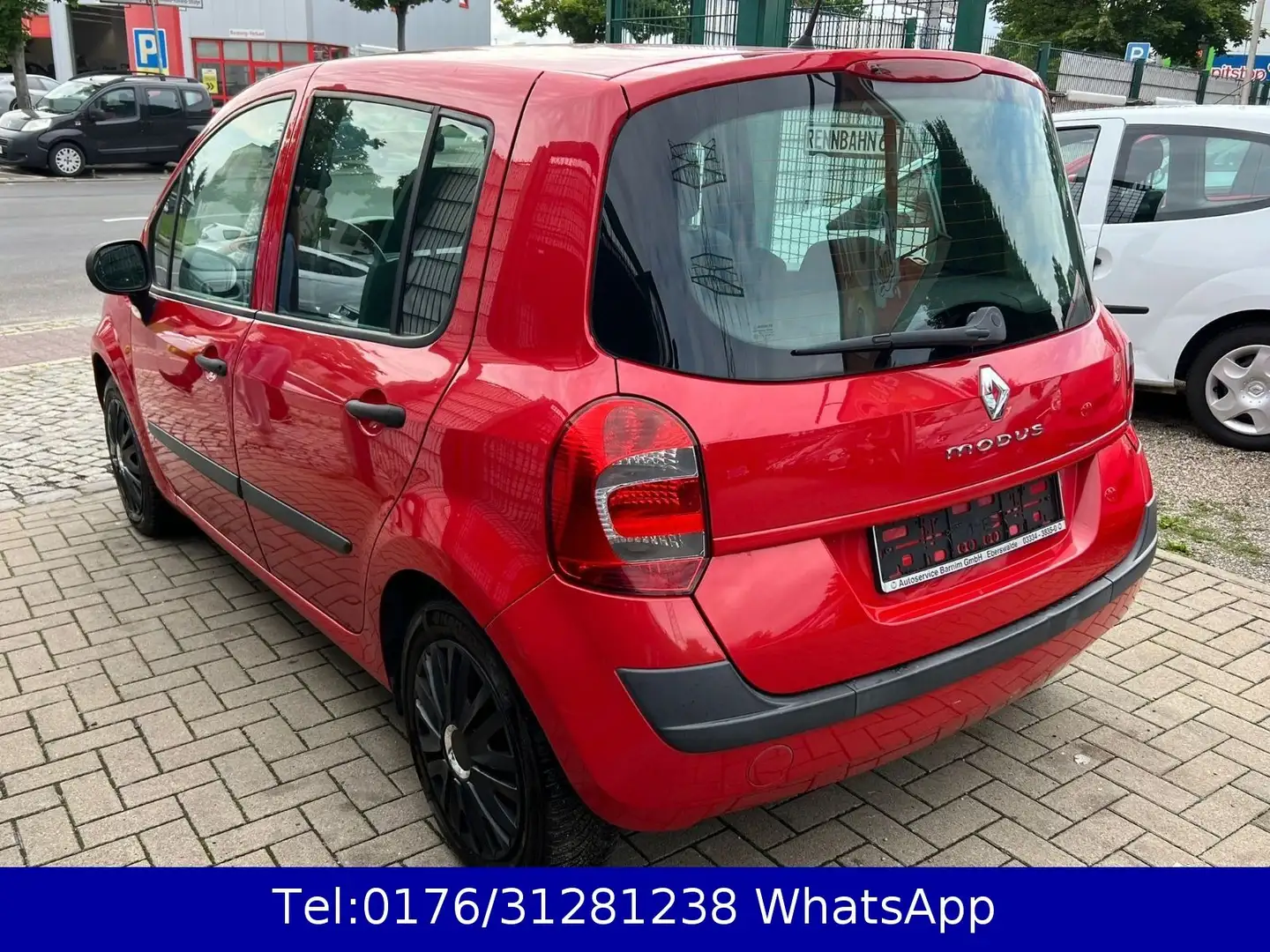 Renault Modus 1.2 Expression !! Tüv-Service Neu !! 122TK Rot - 2