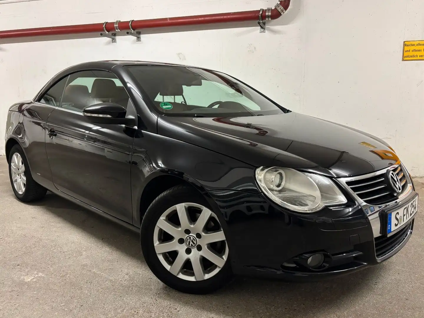 Volkswagen Eos 1.4 |KLIMATRONIC|SITZHEIZUNG|LEDER|PDC|ALU.. Чорний - 1