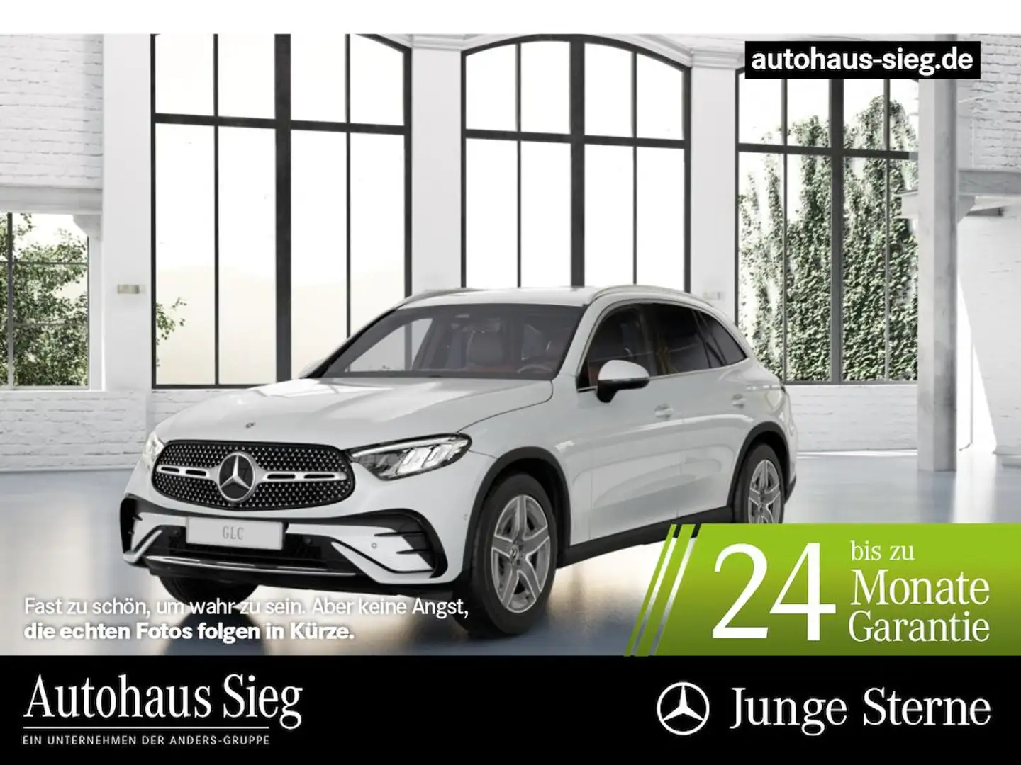 Mercedes-Benz GLC 200 4M AMG AdvPLus+MBUX+AHK+LED+Kam+EASY+SHZ Weiß - 1