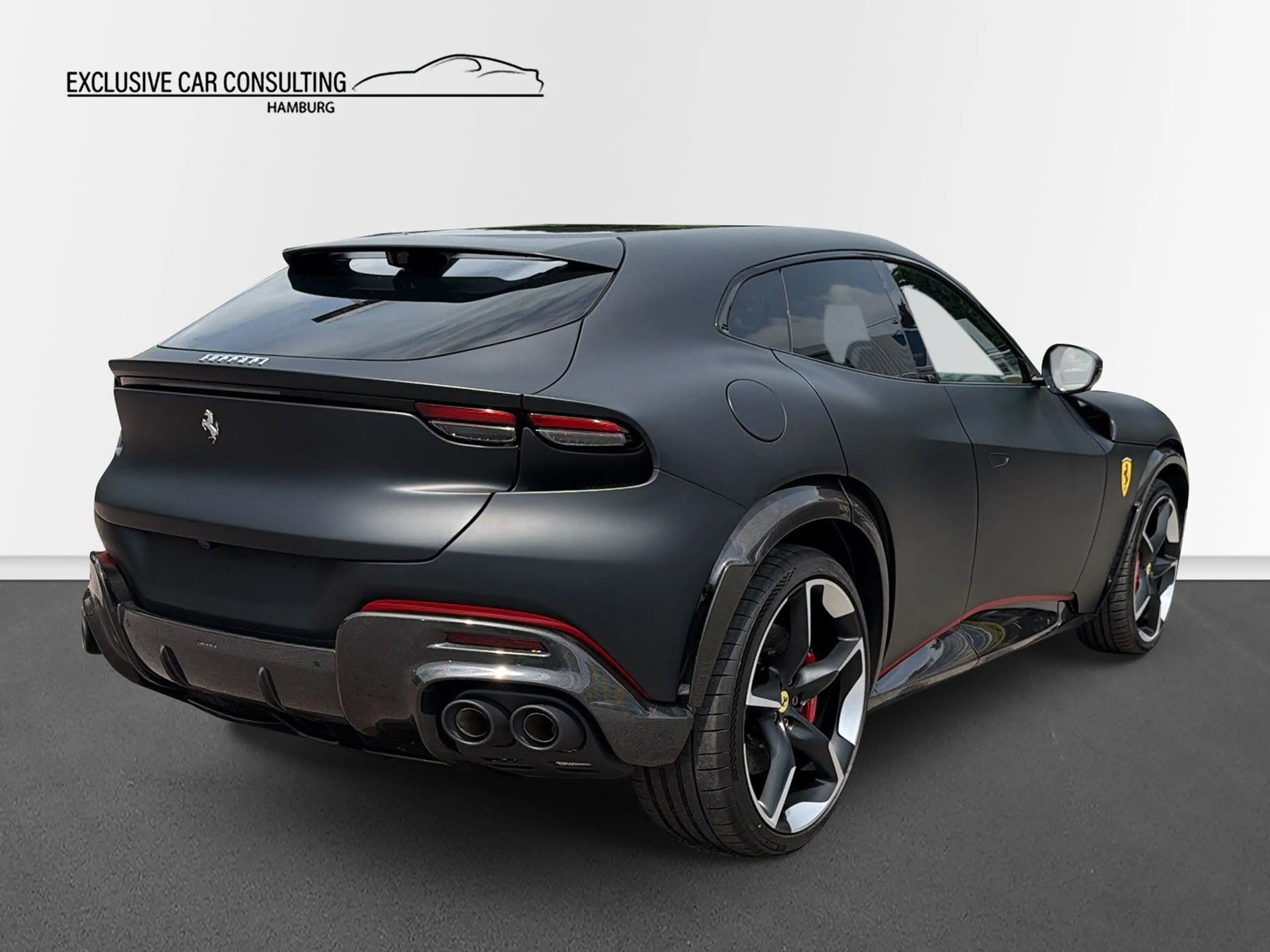 Ferrari Purosangue * NERO OPACO Matt *CARBON *Pano — photo 6