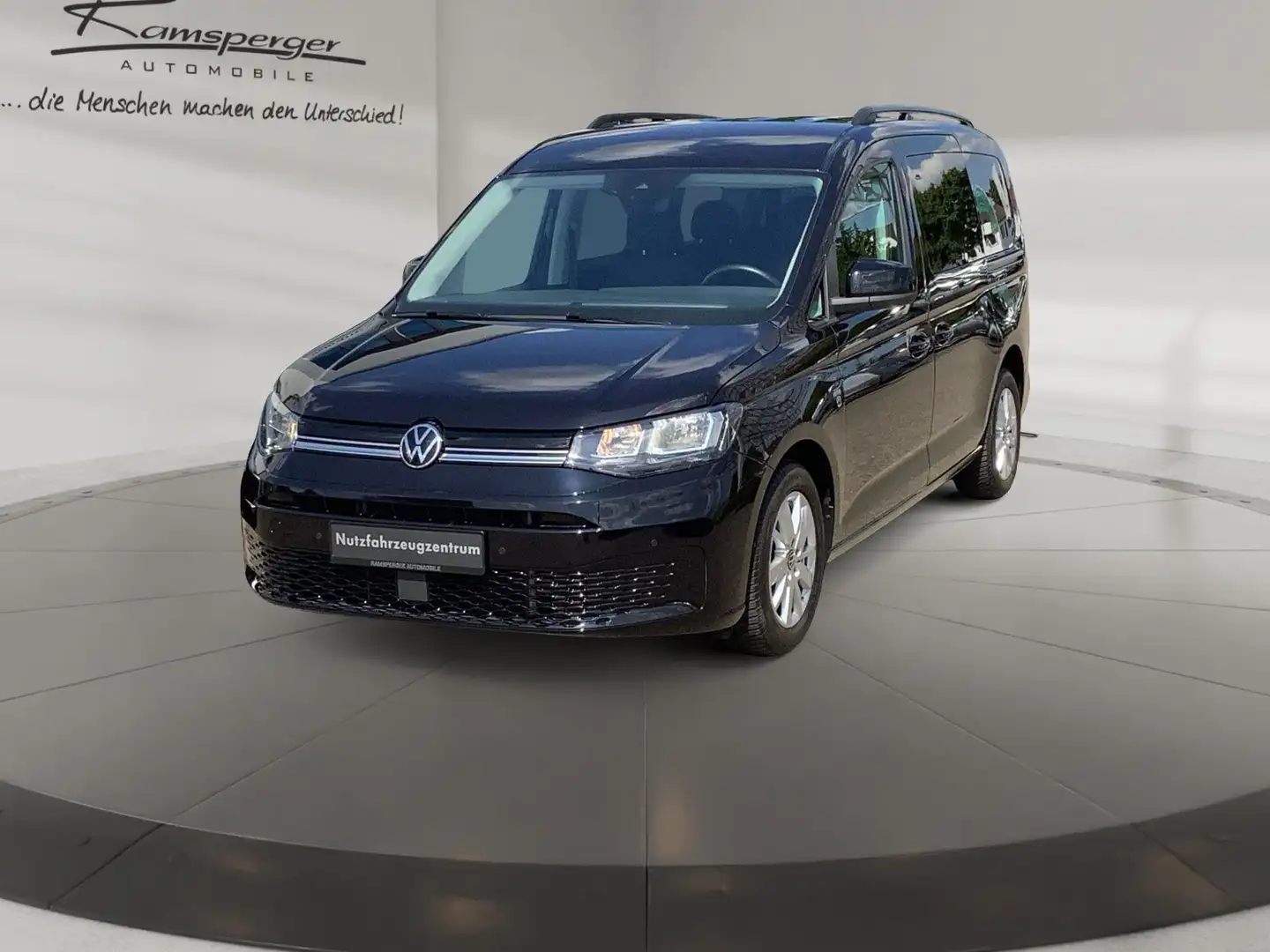 Volkswagen Caddy 2.0 TDI DSG Life AHK ACC Navi 7Sitze Schwarz - 2