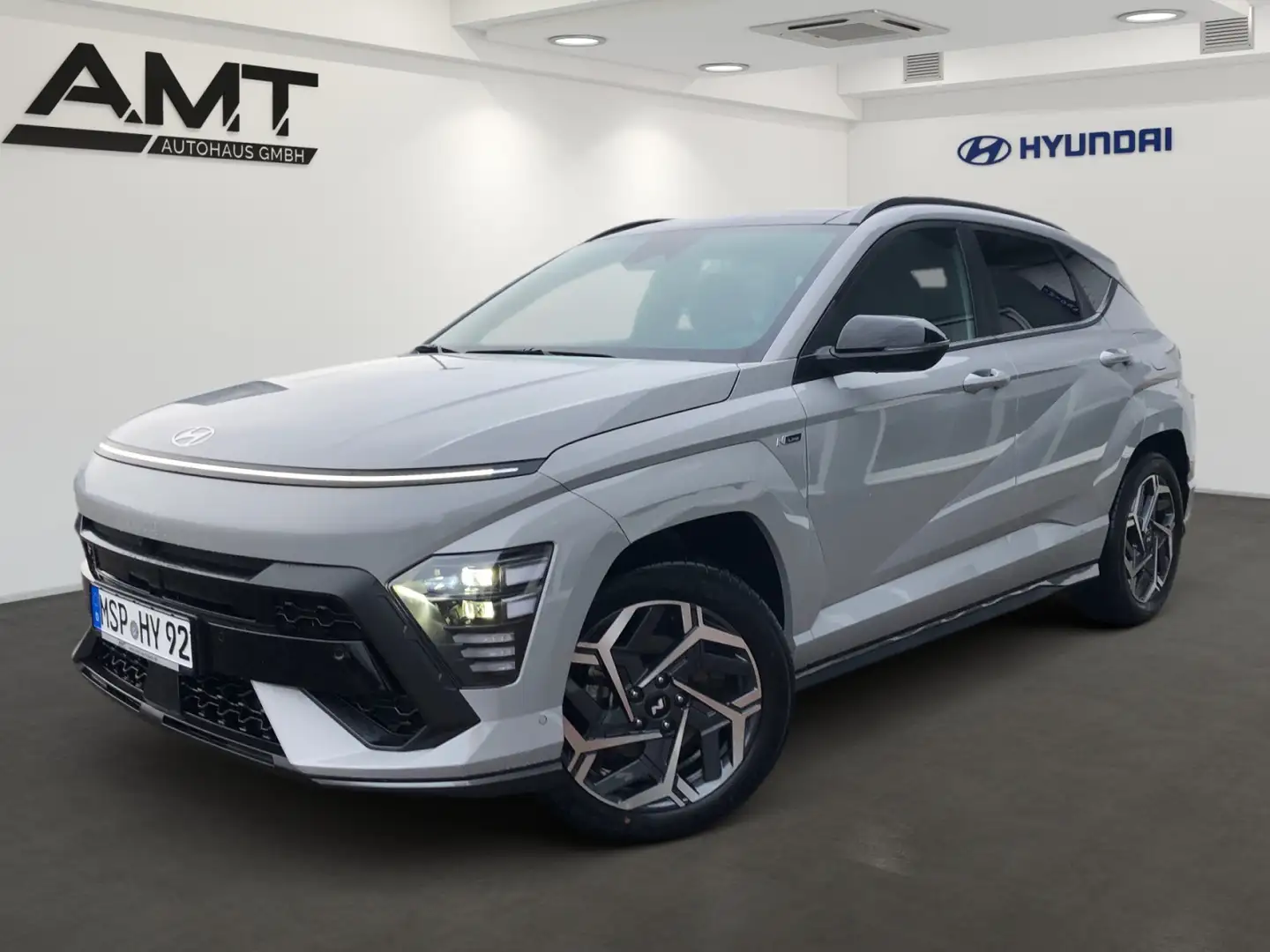 Hyundai KONA Kona 1.6 GDI N Line Hybrid 360° + SHD + BOSE Navi Gris - 1