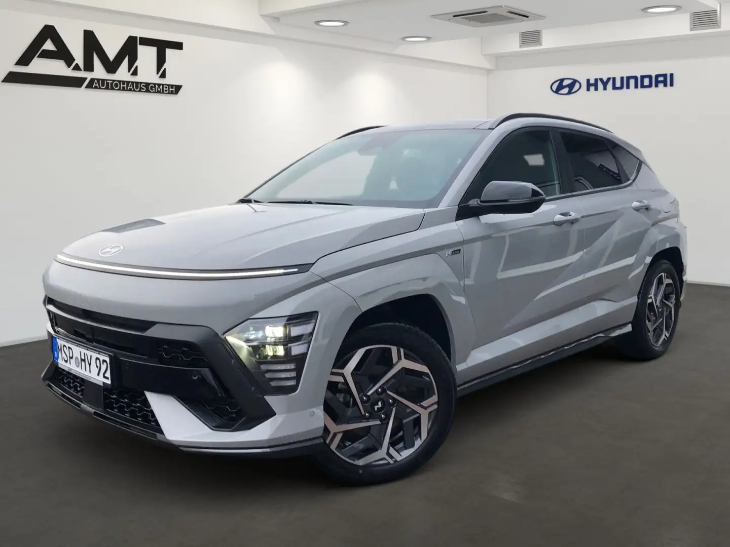 Hyundai KONA 1.6 GDI N Line Hybrid 360° + SHD + BOSE Grau - 1