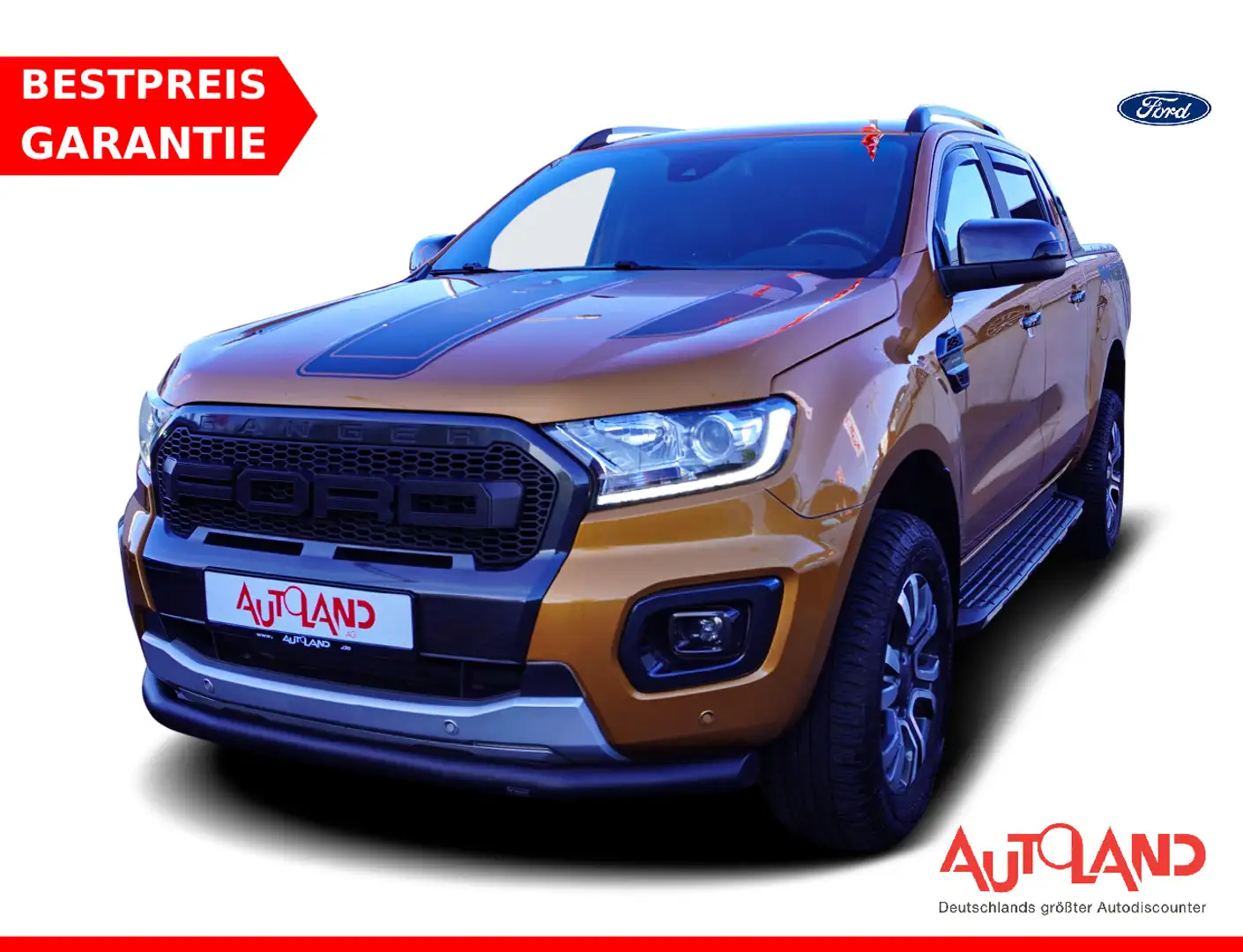 Ford Ranger 2.0 TDCi Wildtrak 4x4 Bi-Xenon Navi AHK Orange - 1