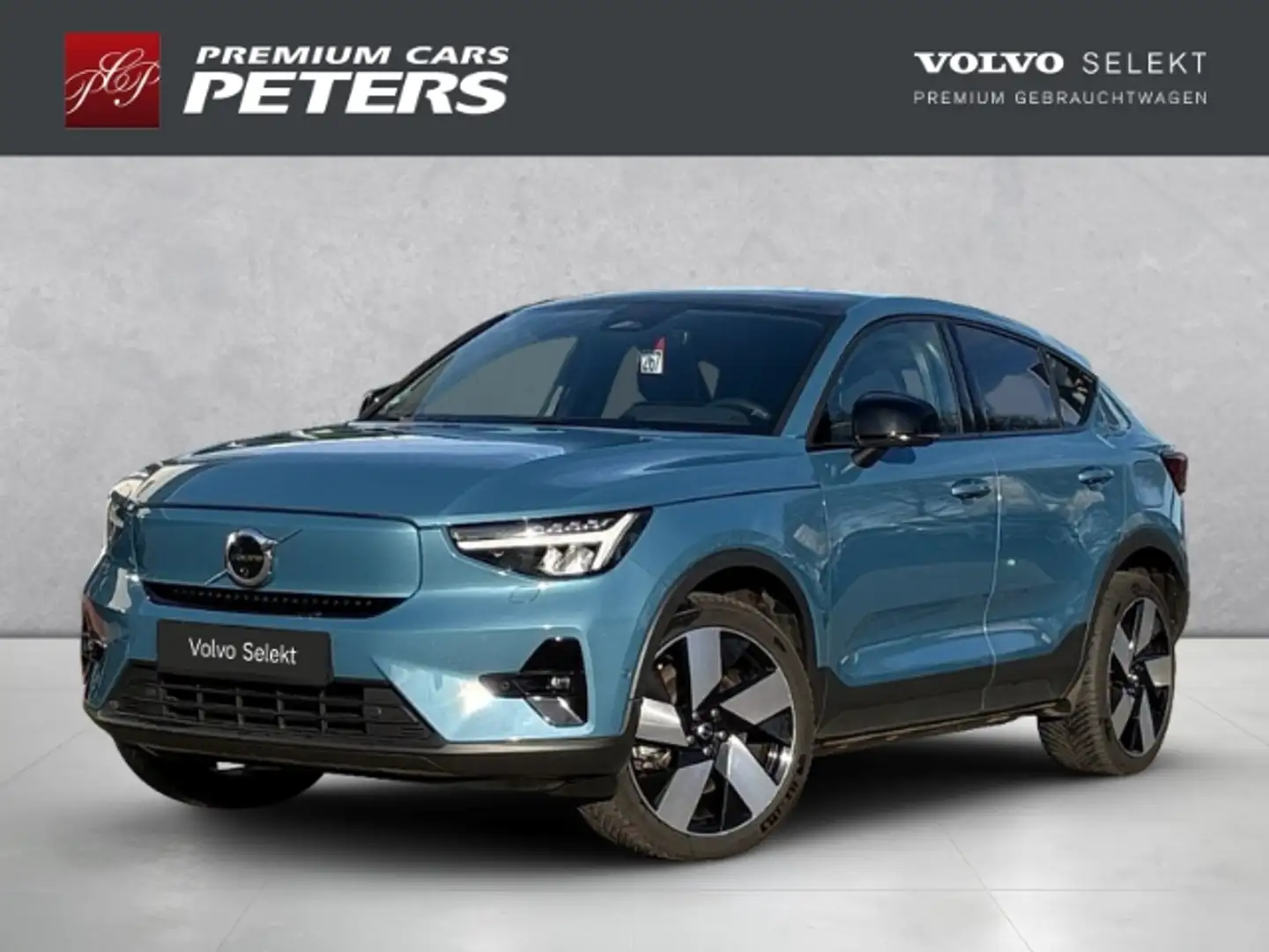 Volvo C40 Ultimate AWD 20''LM AHK Wärmepumpe DAB Harman ACC Bleu - 1