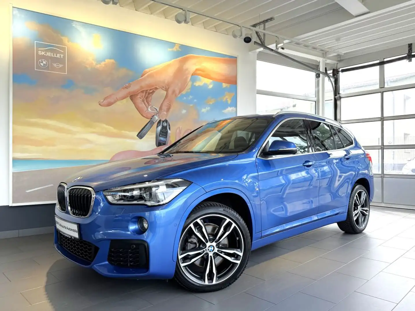 BMW X1 xDr.25i M SPORT PANO+ACC+KOMF+KAM+LEDer+NAVpl Bleu - 1