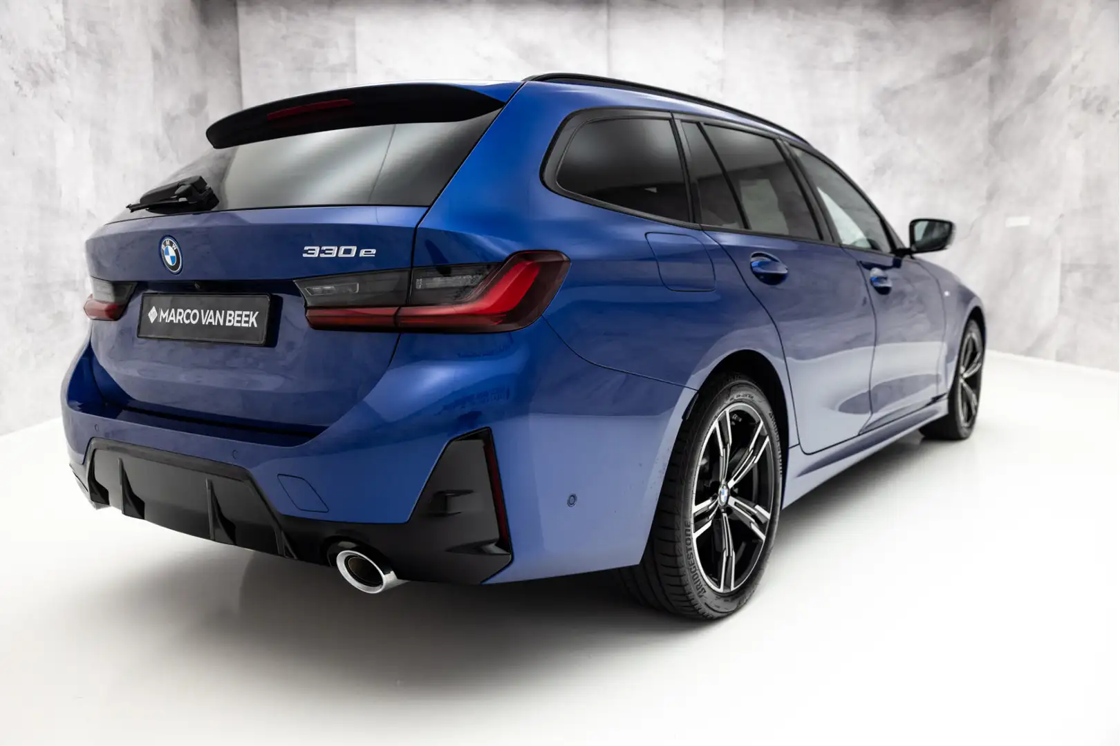 BMW 330 3-serie Touring 330e M-Sport Facelift | ACC | E-Tr Bleu - 2