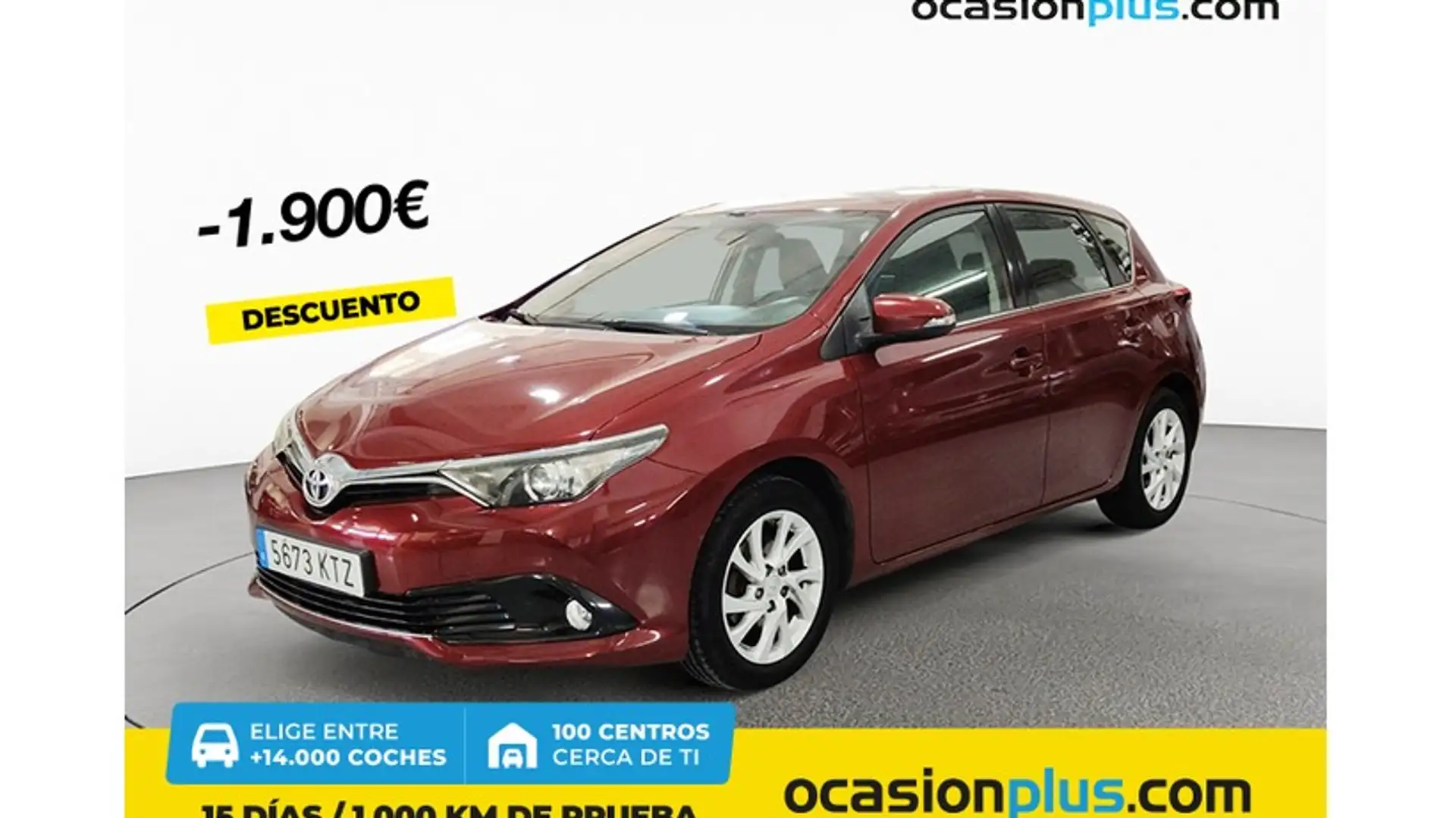 Toyota Auris 120T Active Rojo - 1