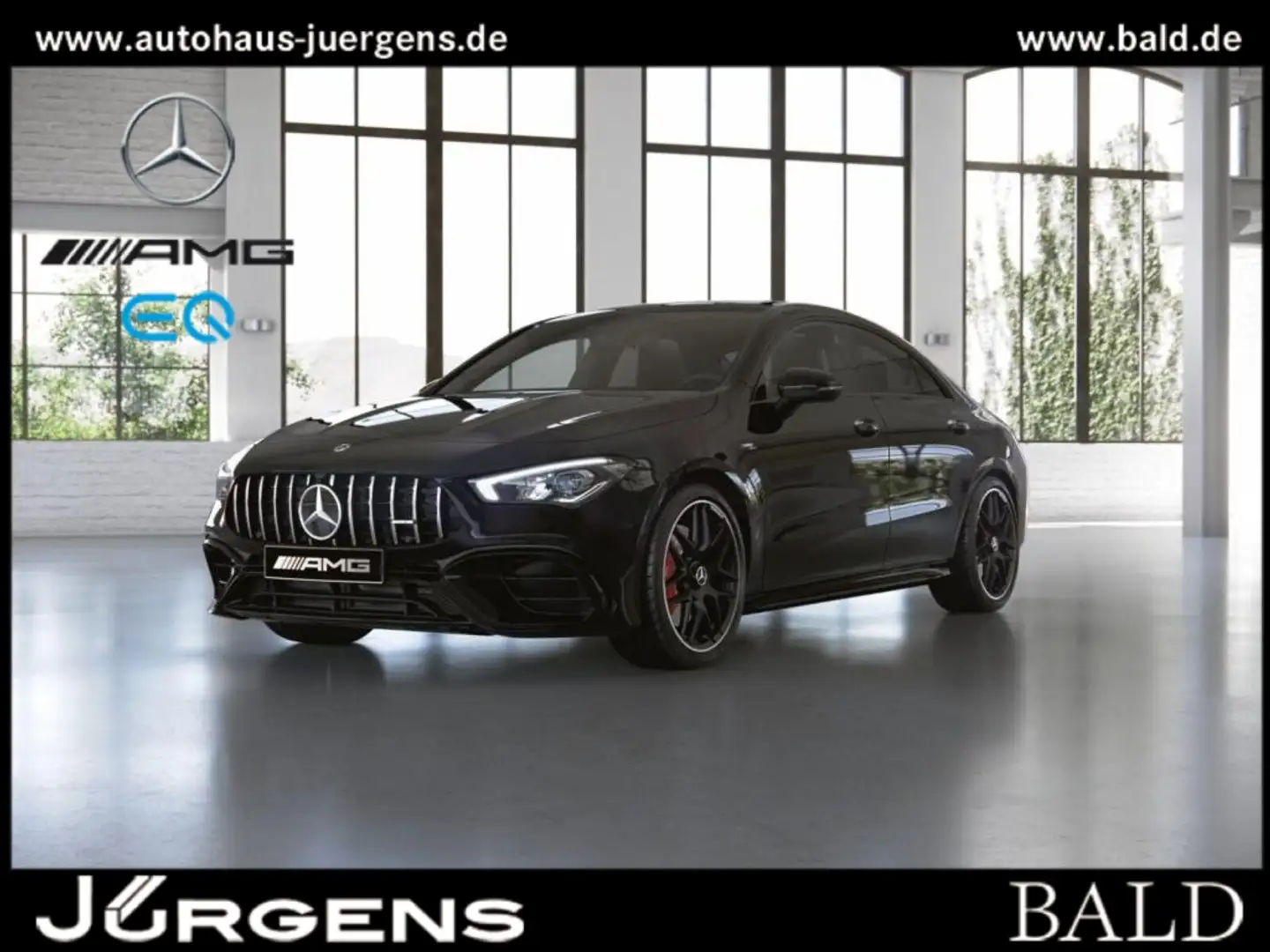Mercedes-Benz CLA 45 AMG 4M+ Coupé LED/Cam/Pano/Night/Totw/19" Schwarz - 1