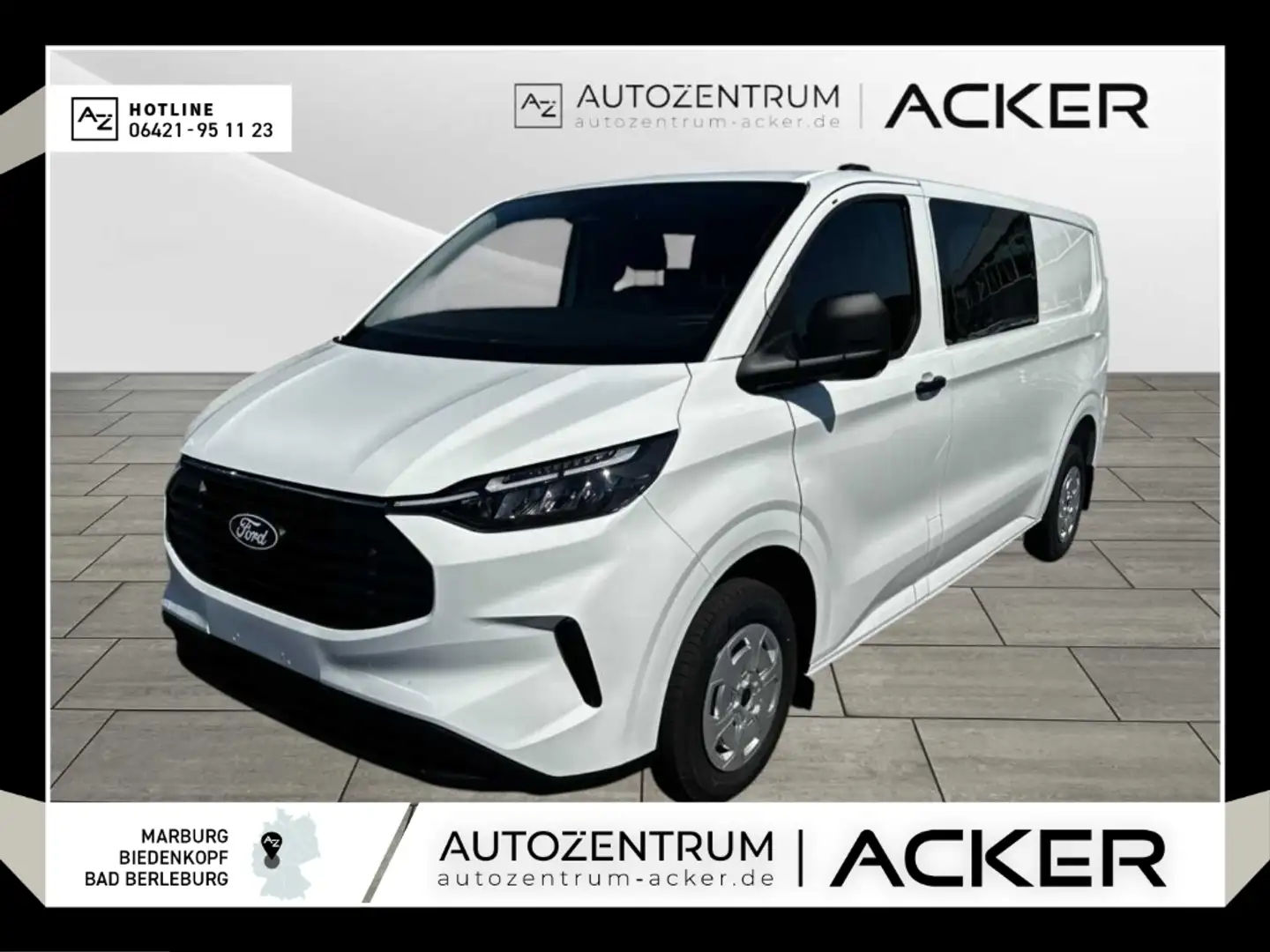 Ford Transit Custom Kasten DoKa 320 L2 Trend -36%* Alb - 1