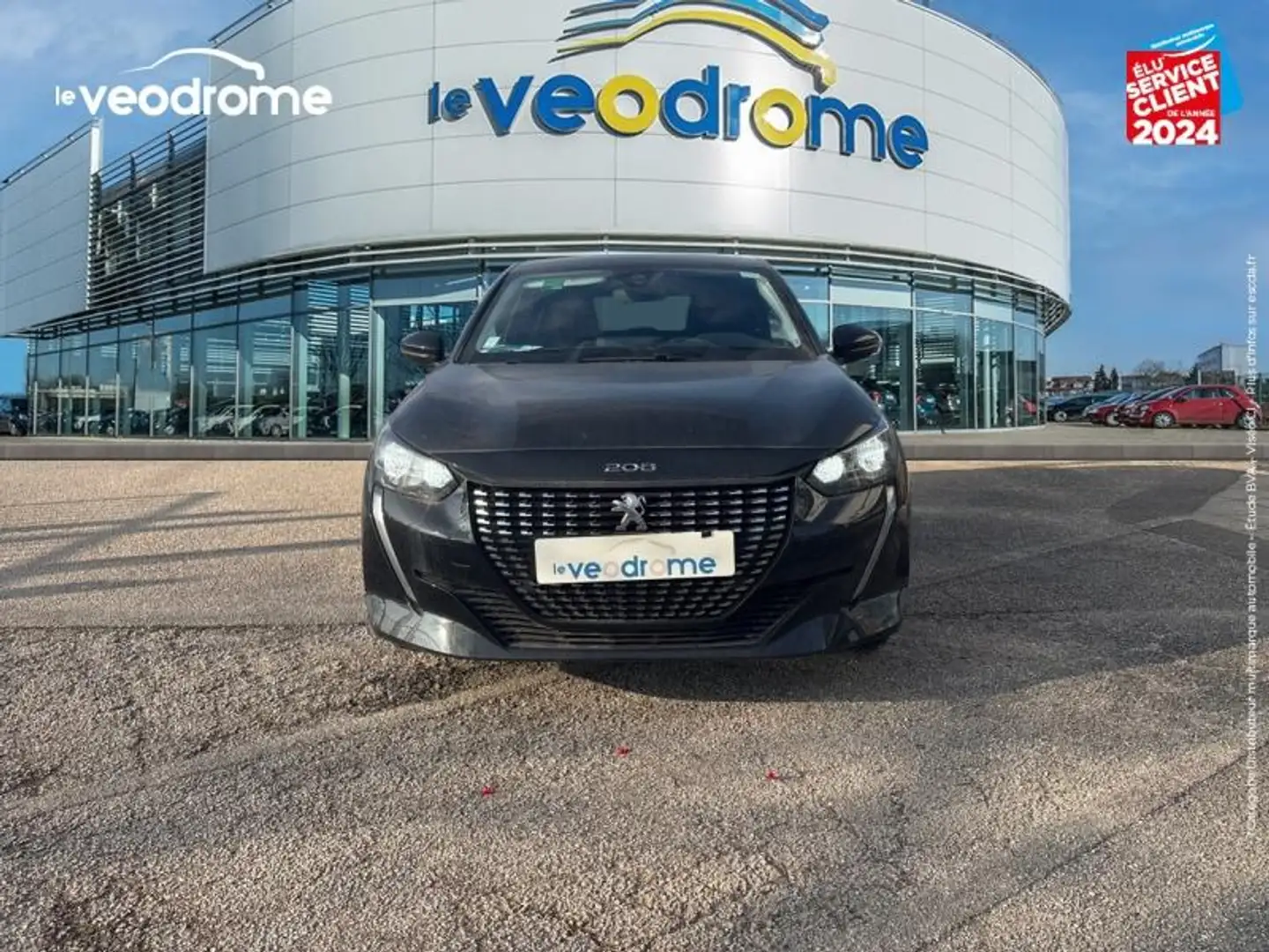 Peugeot 208 1.2 PureTech 100ch S/S Style GPS Carplay Schwarz - 2