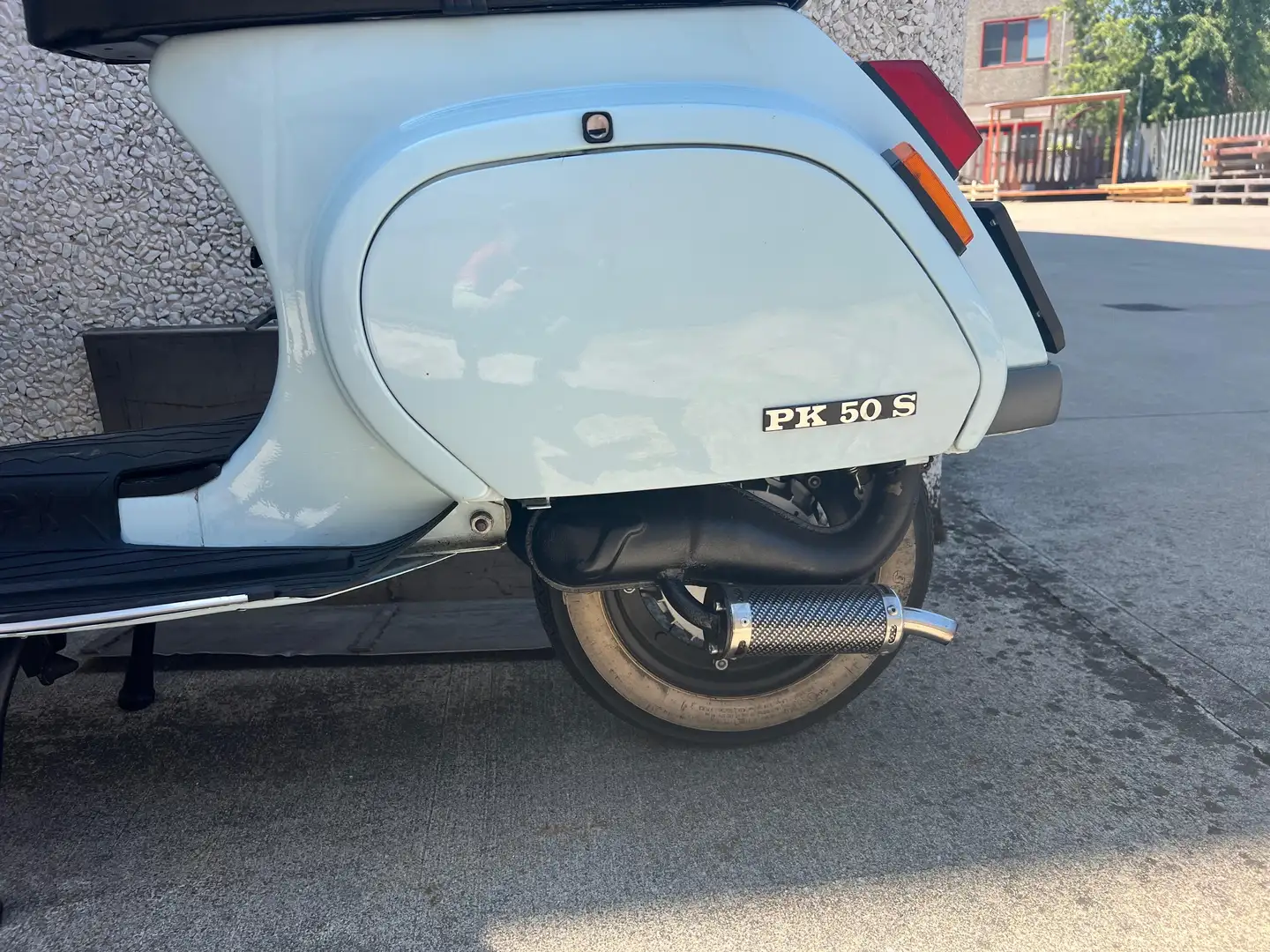 Vespa S 50 sella in pelle Wit - 2