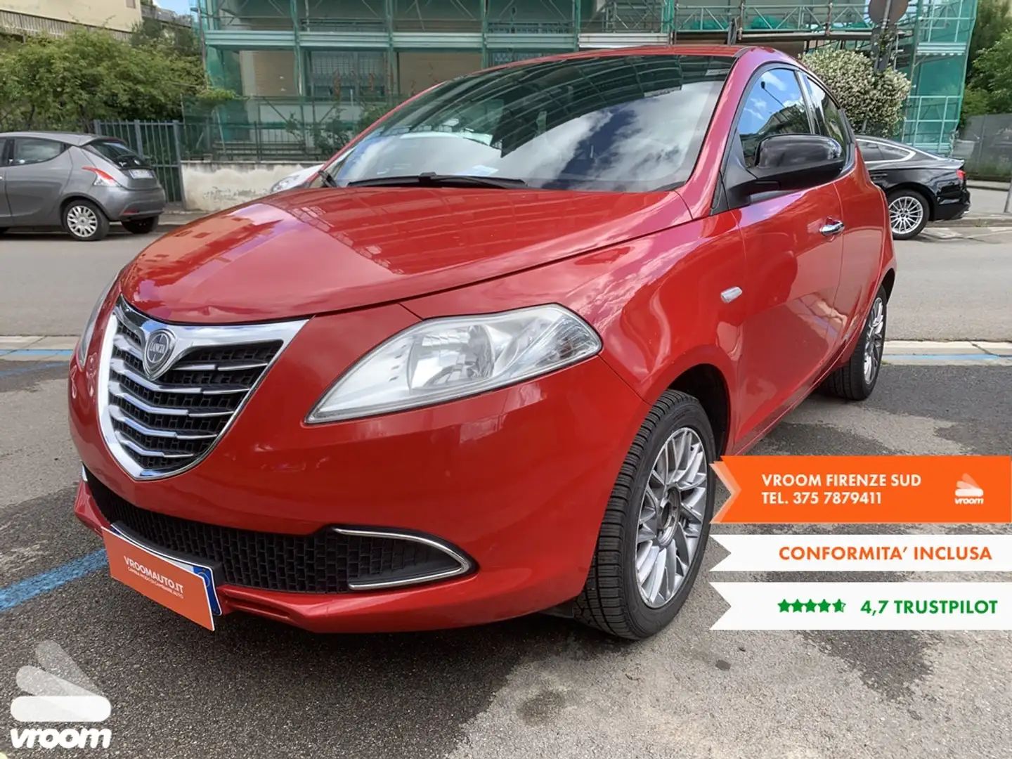 Lancia Ypsilon Ypsilon 1.2 69 CV 5 porte GPL Ecochic Gold Rosso - 1