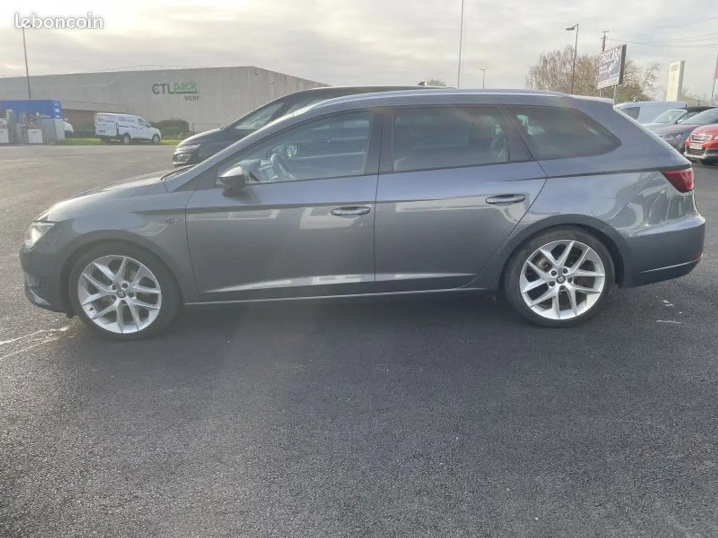 SEAT Leon 2.0 TDI 150CH FAP FR START&STOP DSG Gris - 2