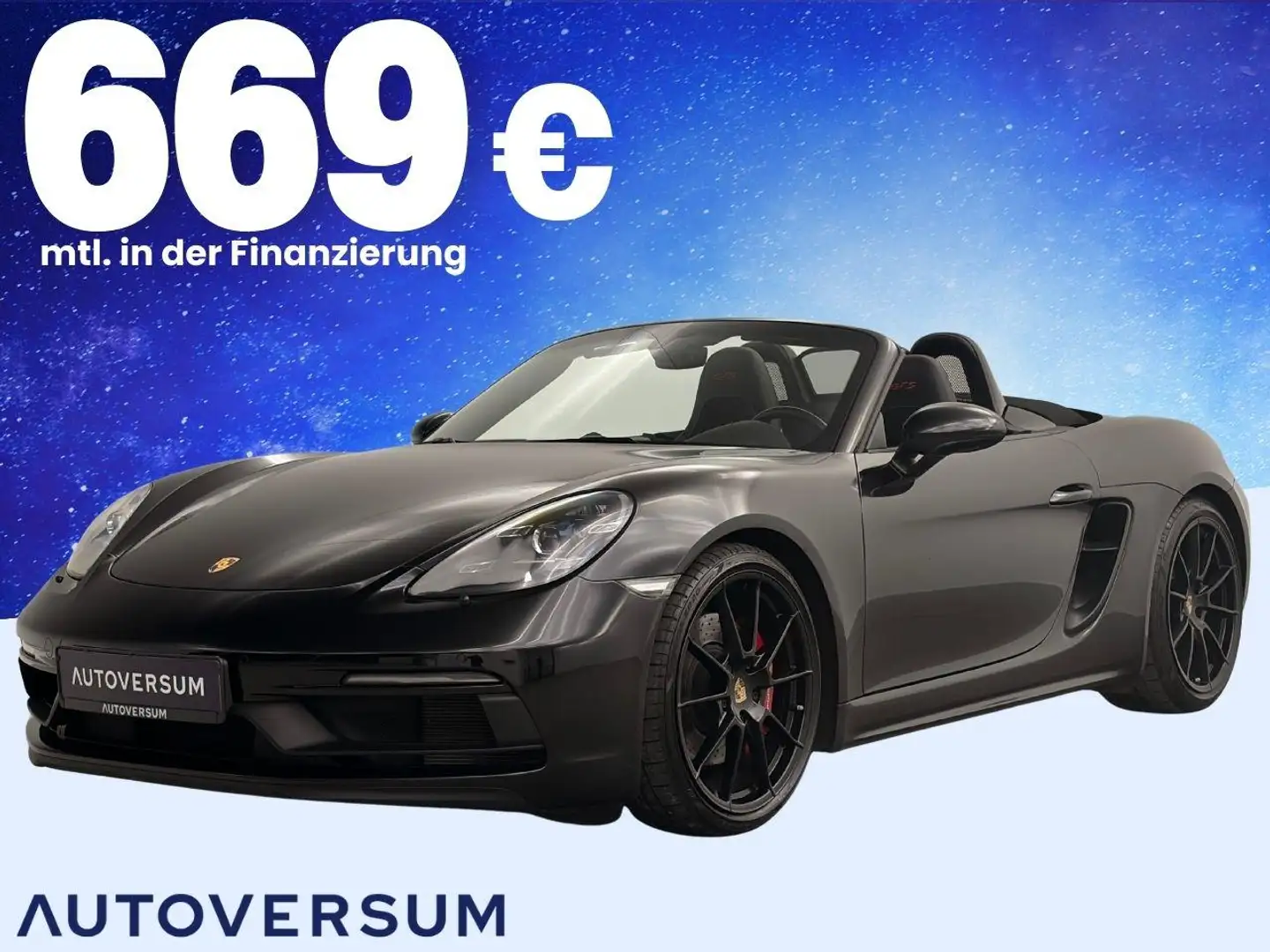 Porsche Boxster 4.0 GTS CHRONO*PDLS*BOSE*KAM*CARBON* Schwarz - 1